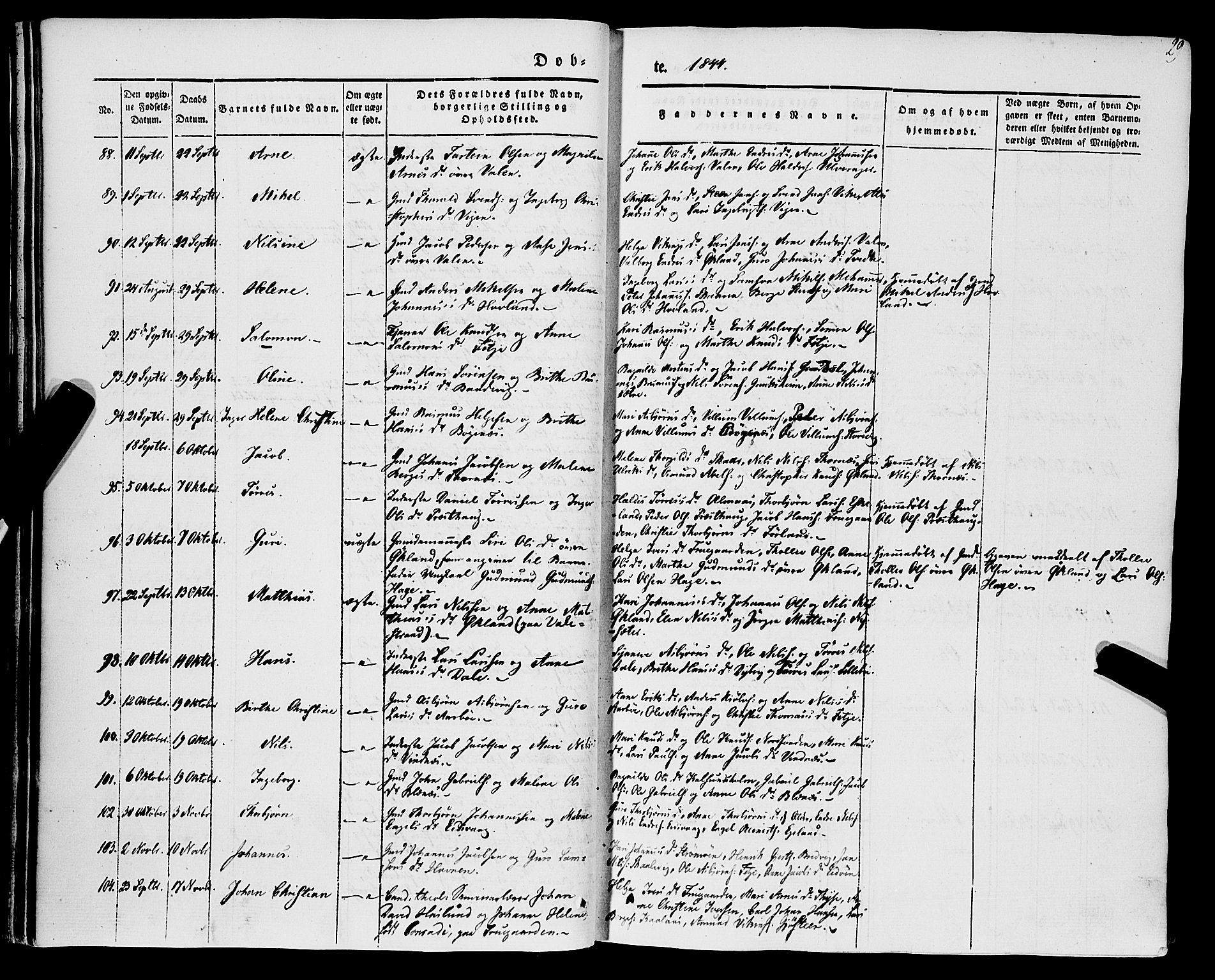 Stord sokneprestembete, SAB/A-78201/H/Haa: Parish register (official) no. A 7, 1841-1861, p. 29