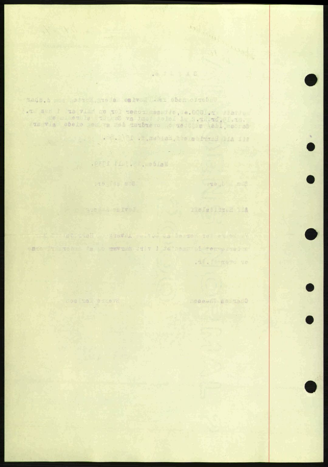 Idd og Marker sorenskriveri, AV/SAO-A-10283/G/Gb/Gbb/L0004: Mortgage book no. A4, 1940-1941, Diary no: : 1247/1940