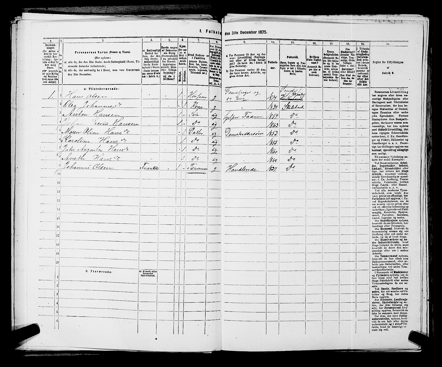 RA, 1875 census for 0127P Skiptvet, 1875, p. 507