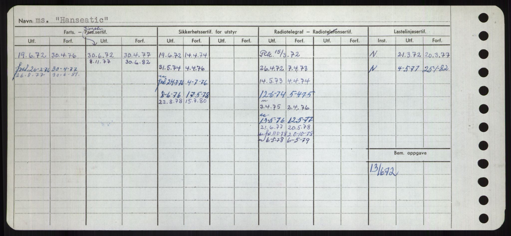 Sjøfartsdirektoratet med forløpere, Skipsmålingen, AV/RA-S-1627/H/Hd/L0014: Fartøy, H-Havl, p. 262