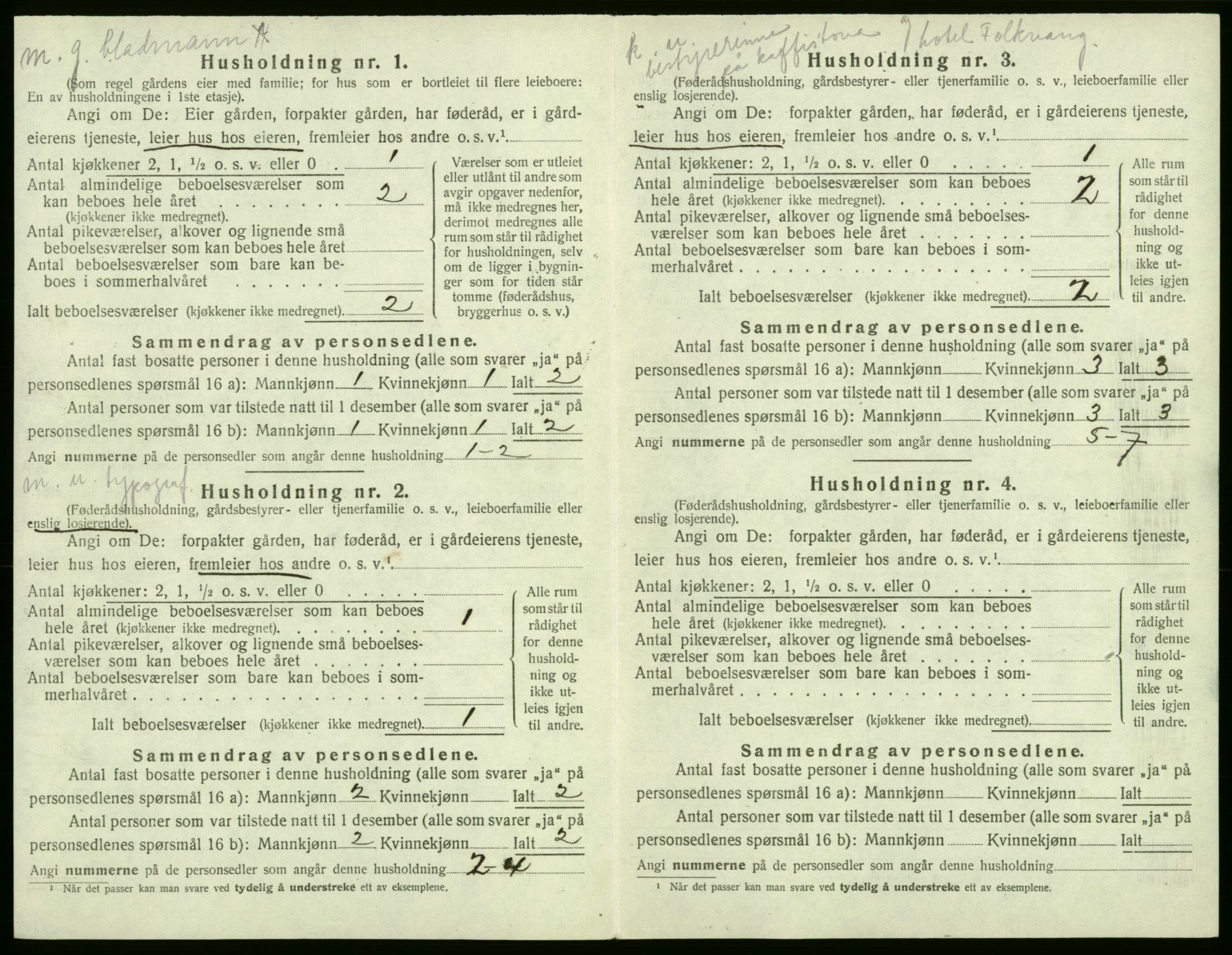 SAB, 1920 census for Stord, 1920, p. 776