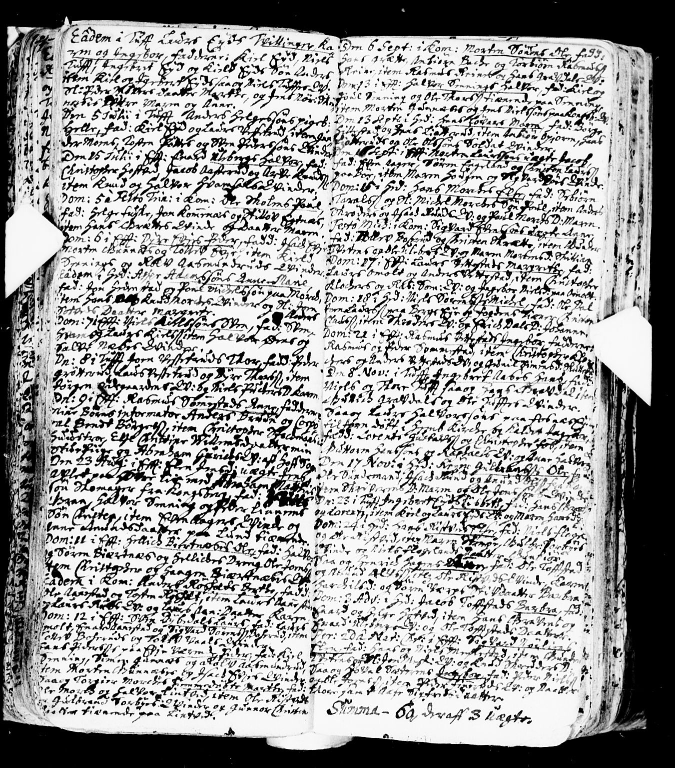 Sandsvær kirkebøker, SAKO/A-244/F/Fa/L0001: Parish register (official) no. I 1, 1665-1725, p. 72
