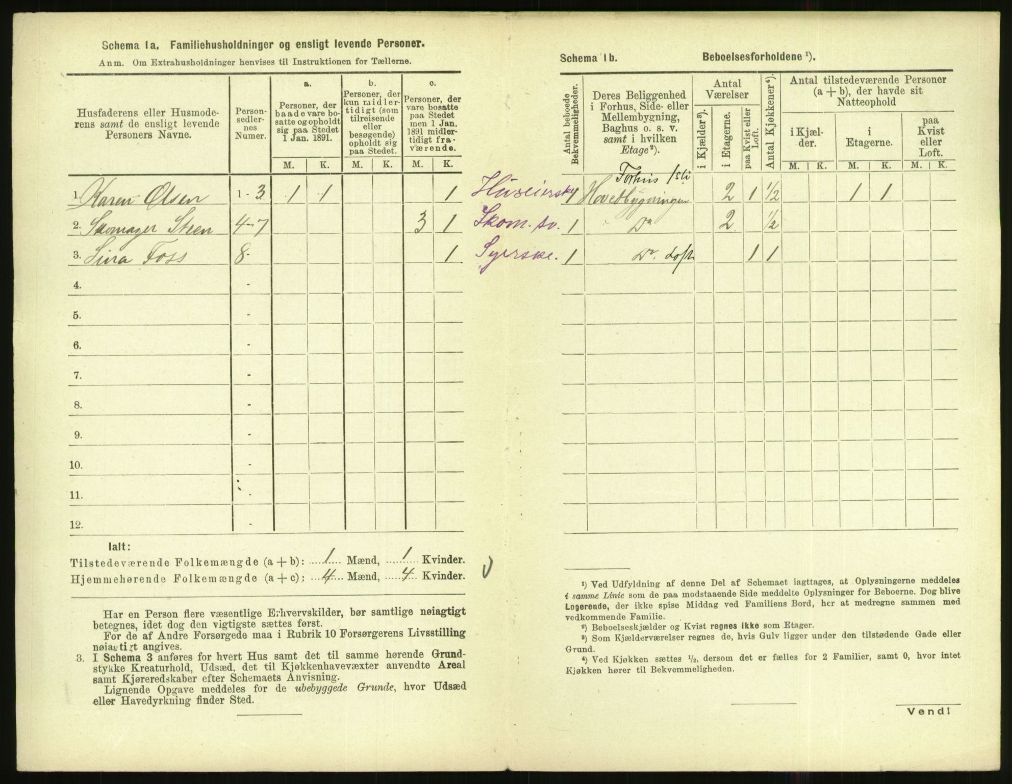 RA, 1891 census for 1002 Mandal, 1891, p. 592