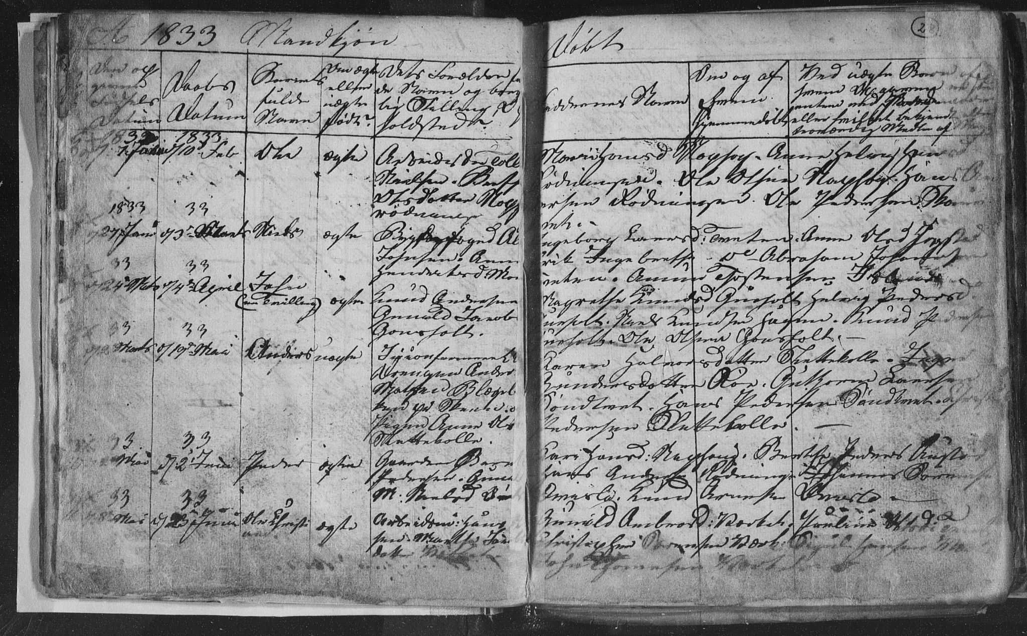 Siljan kirkebøker, AV/SAKO-A-300/G/Ga/L0001: Parish register (copy) no. 1, 1827-1847, p. 28