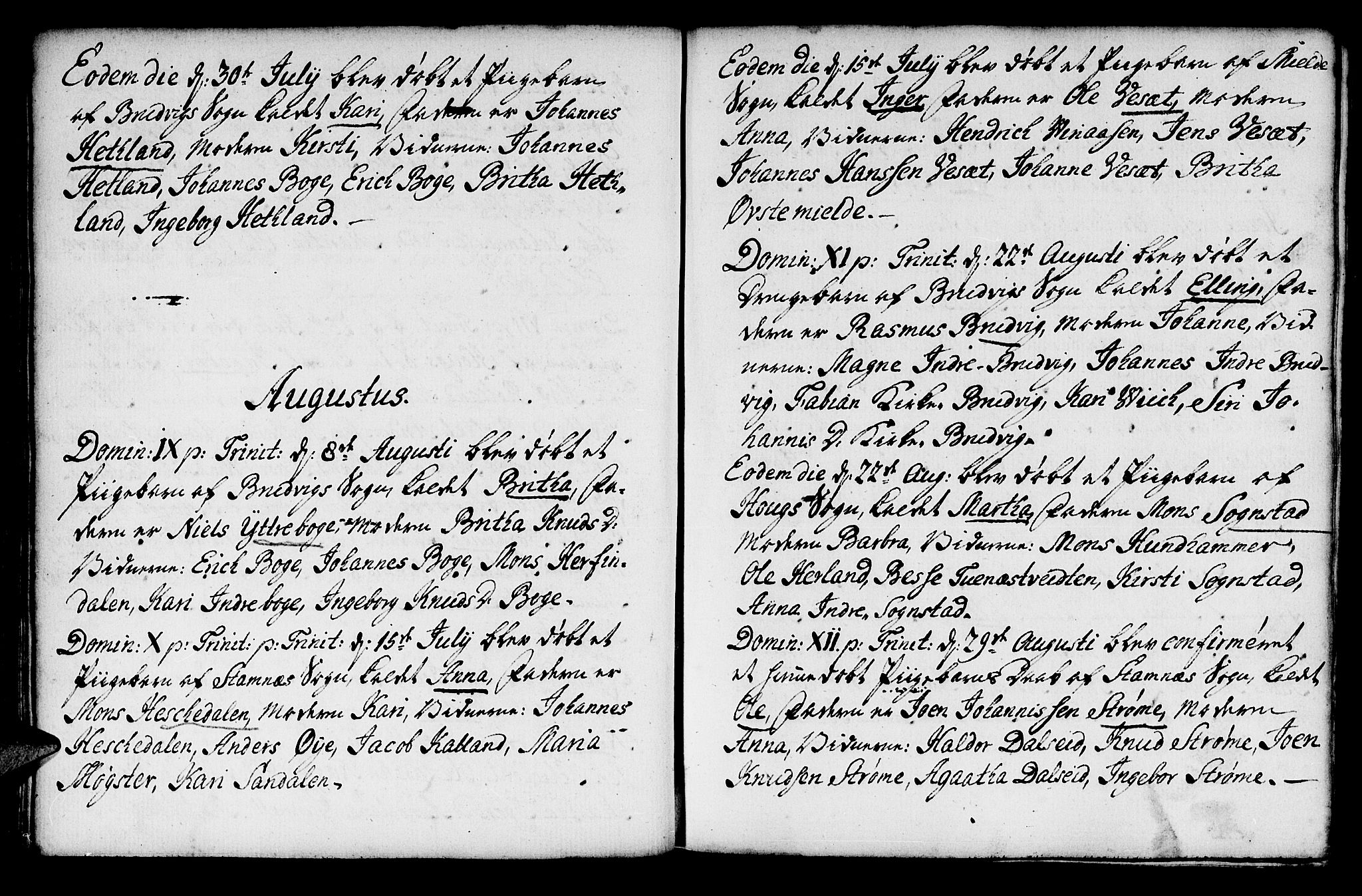 Haus sokneprestembete, SAB/A-75601/H/Haa: Parish register (official) no. A 8, 1754-1769, p. 53
