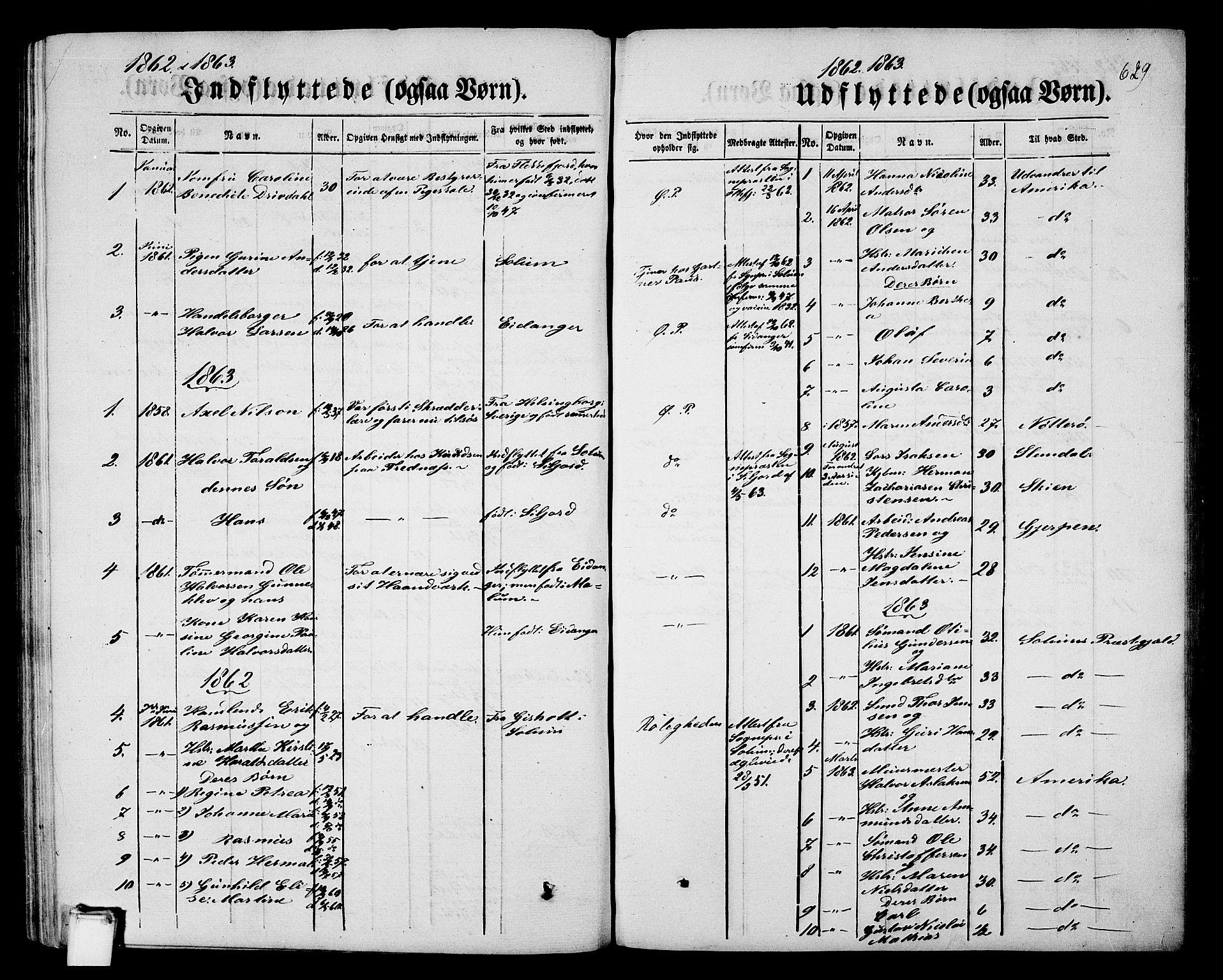 Porsgrunn kirkebøker , SAKO/A-104/G/Gb/L0004: Parish register (copy) no. II 4, 1853-1882, p. 629