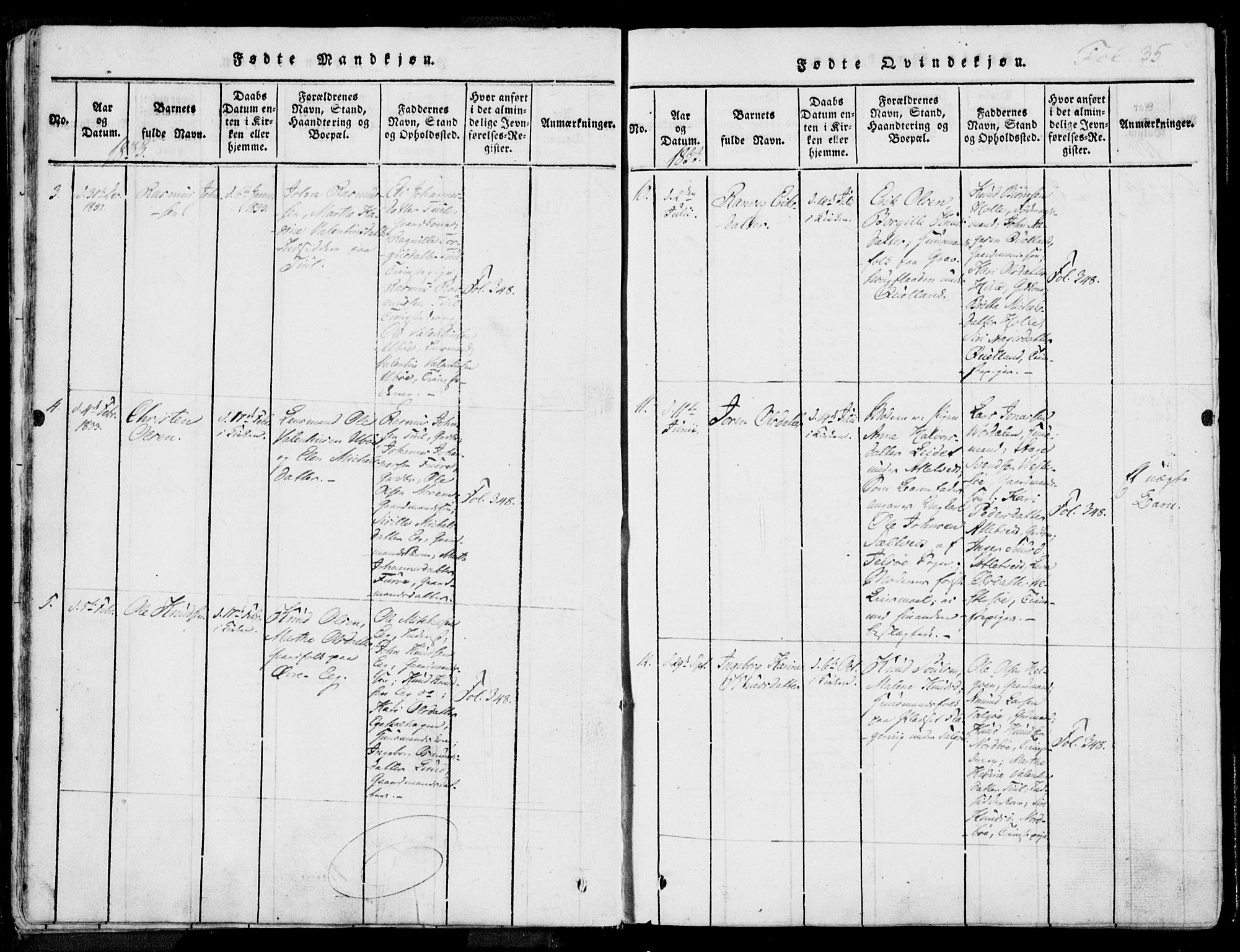 Nedstrand sokneprestkontor, AV/SAST-A-101841/01/IV: Parish register (official) no. A 7, 1816-1870