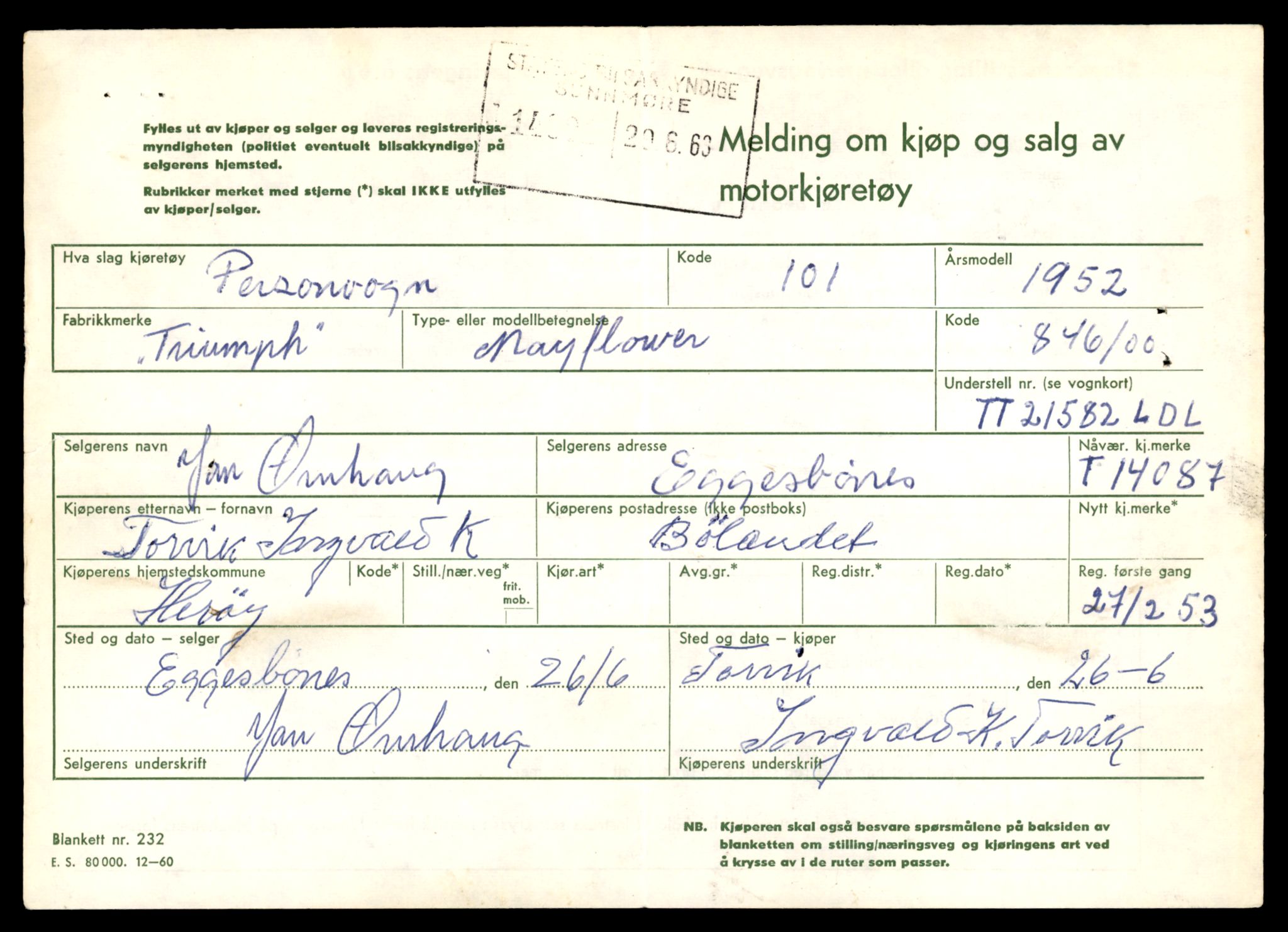 Møre og Romsdal vegkontor - Ålesund trafikkstasjon, AV/SAT-A-4099/F/Fe/L0043: Registreringskort for kjøretøy T 14080 - T 14204, 1927-1998, p. 187
