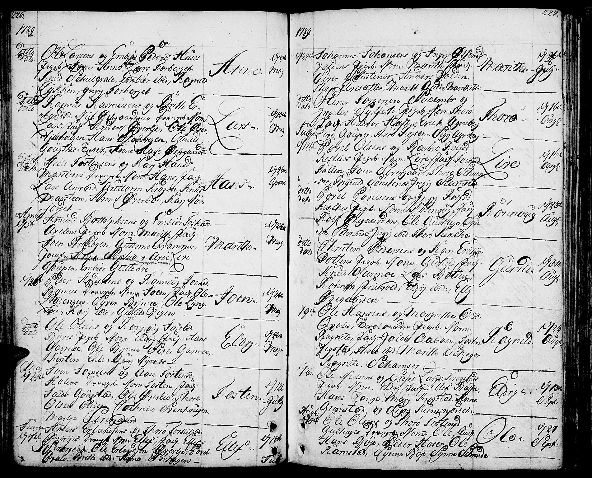 Lom prestekontor, AV/SAH-PREST-070/K/L0002: Parish register (official) no. 2, 1749-1801, p. 226-227