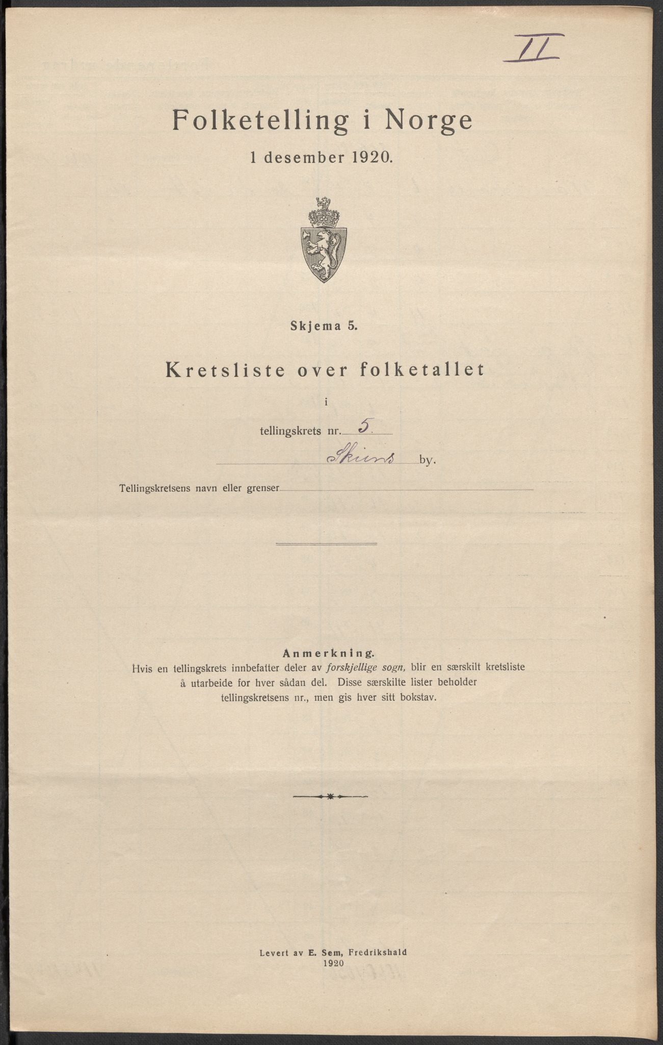 SAKO, 1920 census for Skien, 1920, p. 28