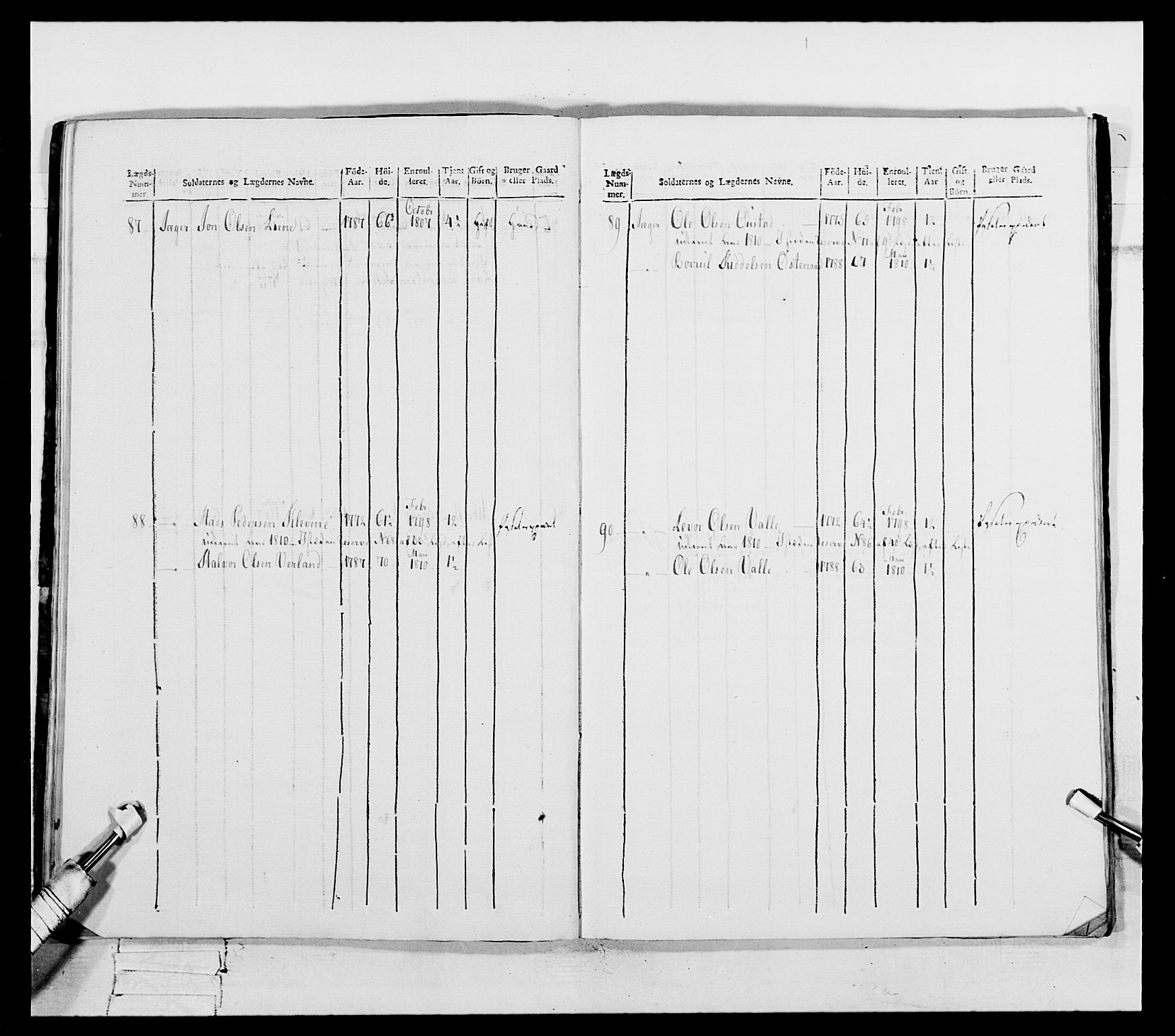 Generalitets- og kommissariatskollegiet, Det kongelige norske kommissariatskollegium, AV/RA-EA-5420/E/Eh/L0112: Vesterlenske nasjonale infanteriregiment, 1812, p. 491