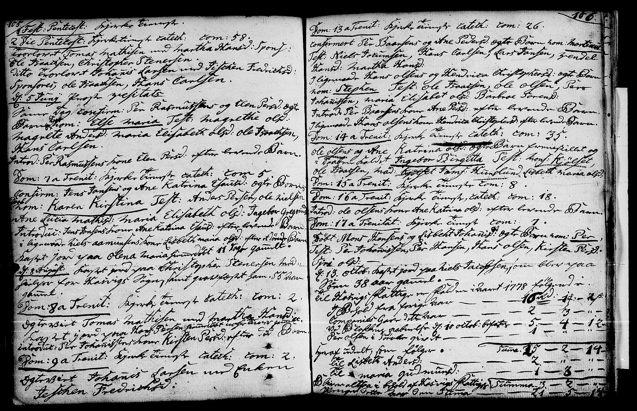 Loppa sokneprestkontor, SATØ/S-1339/H/Ha/L0001kirke: Parish register (official) no. 1 /2, 1753-1784, p. 105-106
