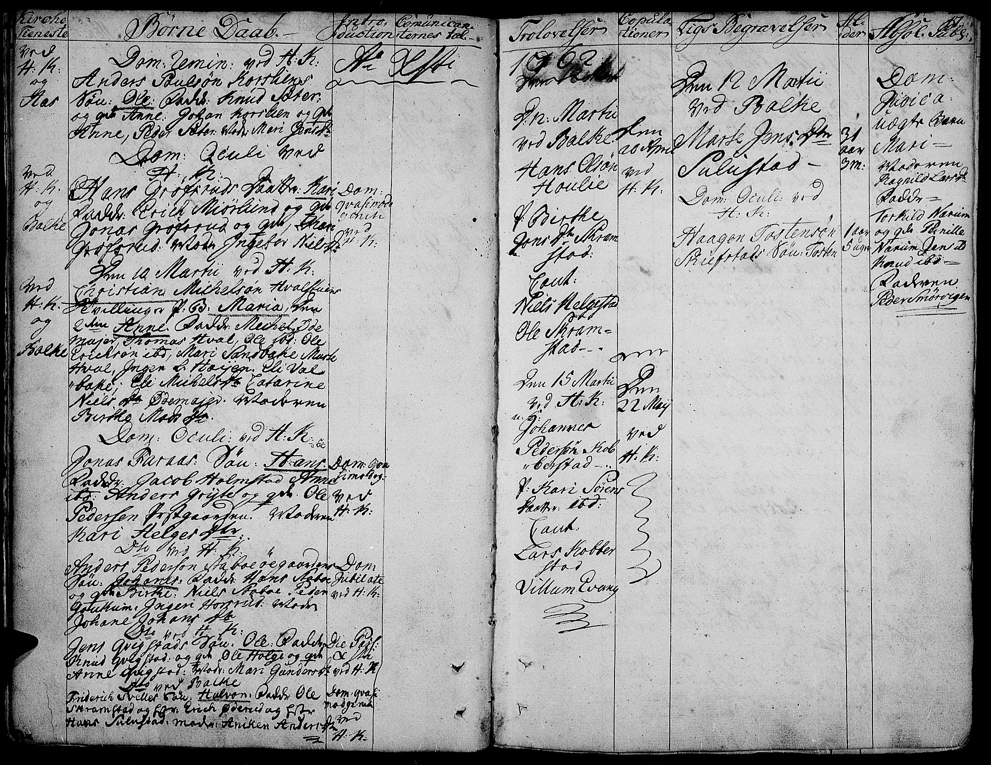 Toten prestekontor, SAH/PREST-102/H/Ha/Haa/L0005: Parish register (official) no. 5, 1761-1772, p. 17