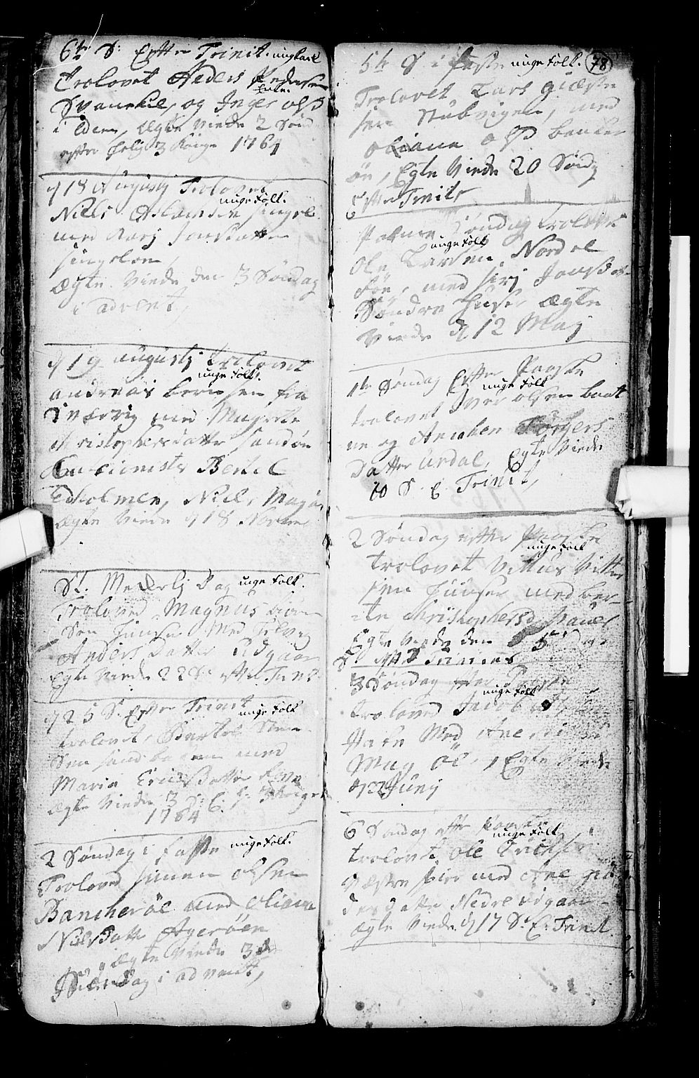 Hvaler prestekontor Kirkebøker, AV/SAO-A-2001/F/Fa/L0003: Parish register (official) no. I 3, 1758-1796, p. 78