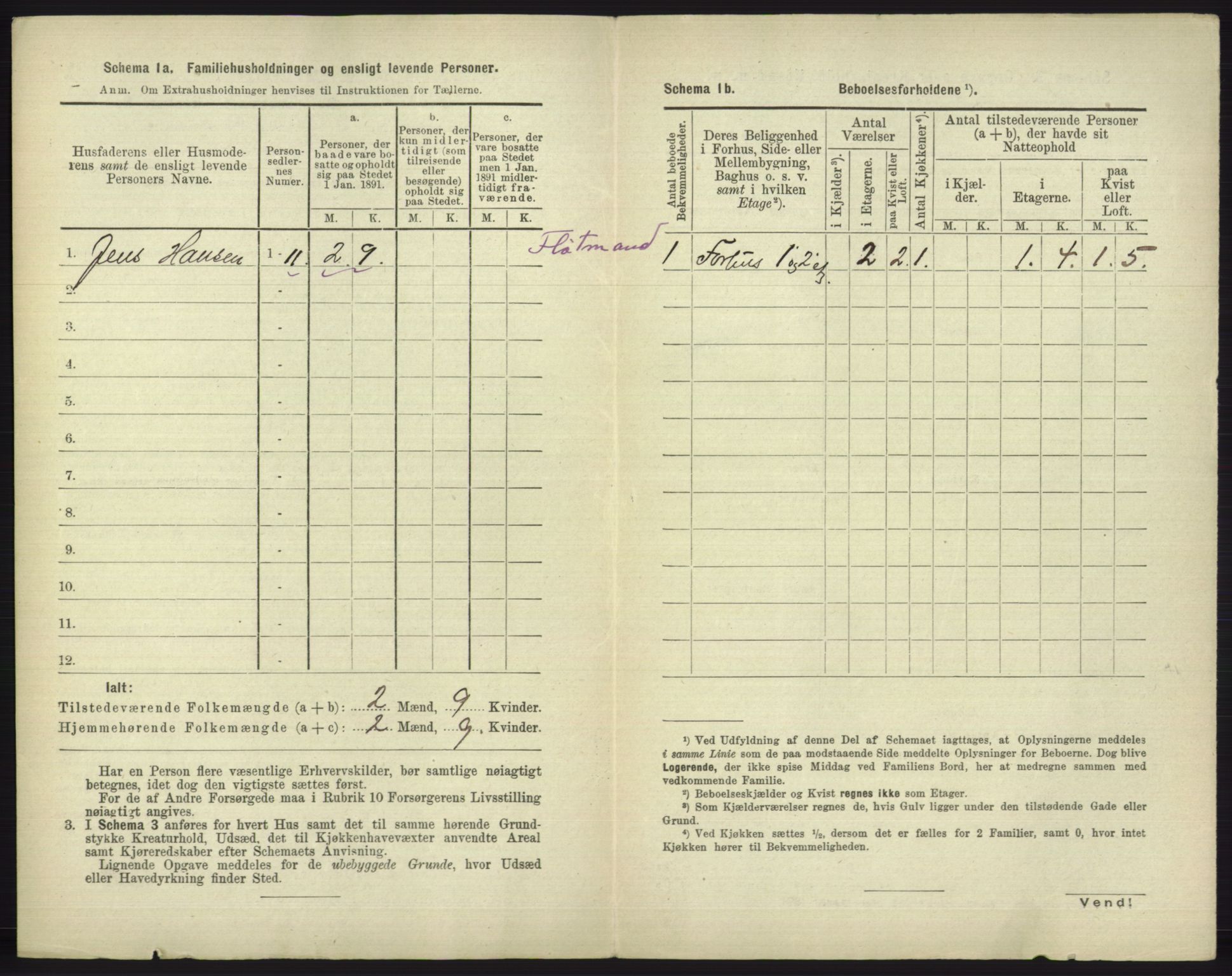 RA, 1891 census for 1804 Bodø, 1891, p. 3892