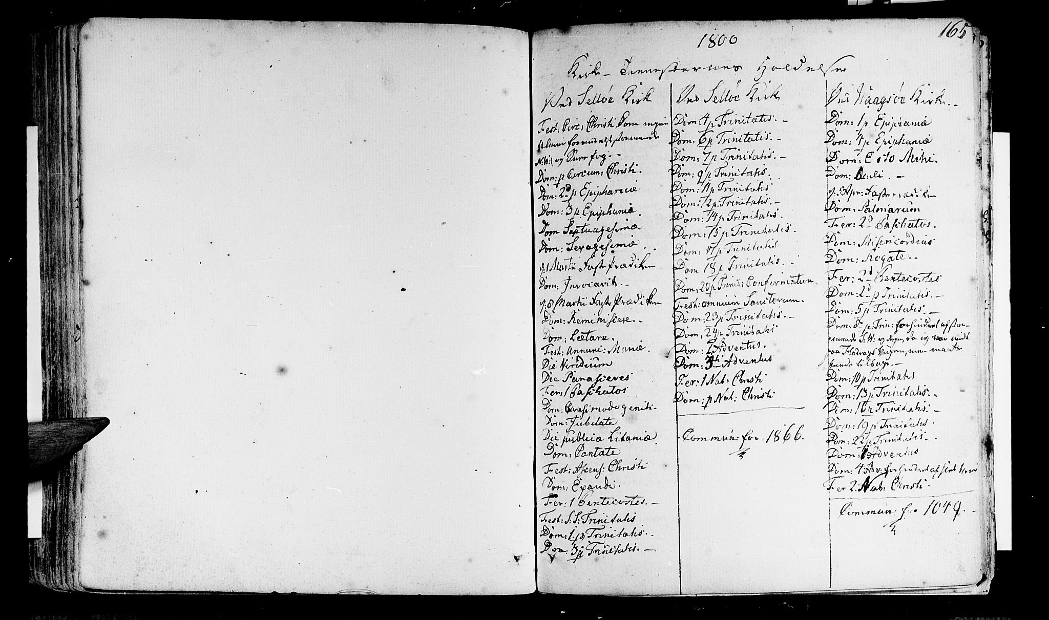 Selje sokneprestembete, SAB/A-99938/H/Ha/Haa/Haaa: Parish register (official) no. A 6, 1782-1806, p. 165