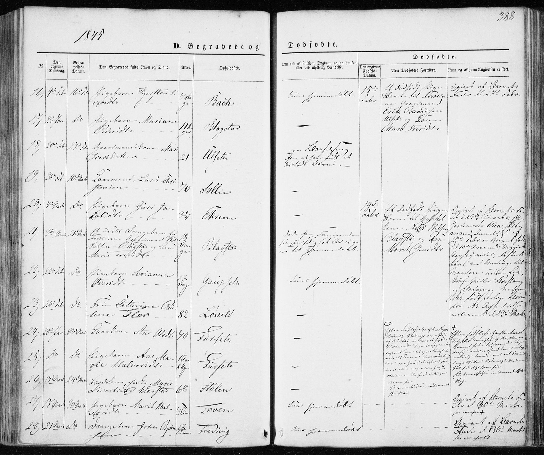 Ministerialprotokoller, klokkerbøker og fødselsregistre - Møre og Romsdal, AV/SAT-A-1454/586/L0984: Parish register (official) no. 586A10, 1844-1856, p. 388