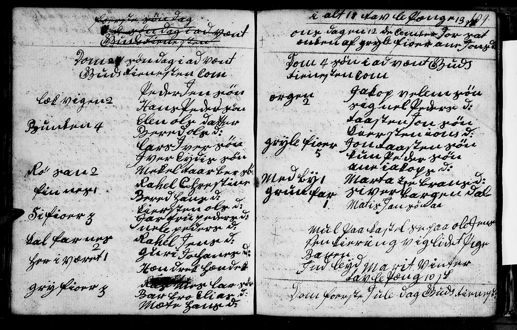 Berg sokneprestkontor, AV/SATØ-S-1318/G/Ga/Gab/L0010klokker: Parish register (copy) no. 10, 1783-1811, p. 109