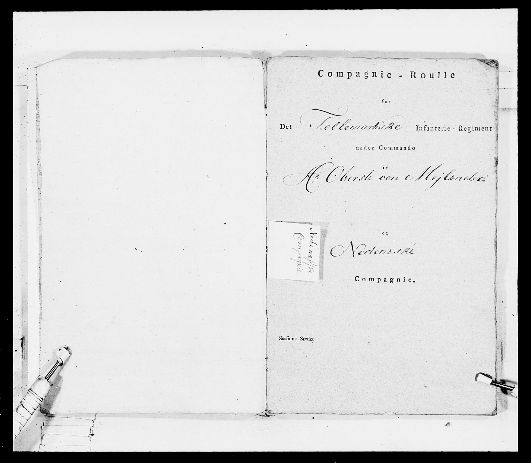 Generalitets- og kommissariatskollegiet, Det kongelige norske kommissariatskollegium, RA/EA-5420/E/Eh/L0115: Telemarkske nasjonale infanteriregiment, 1802-1805, p. 7