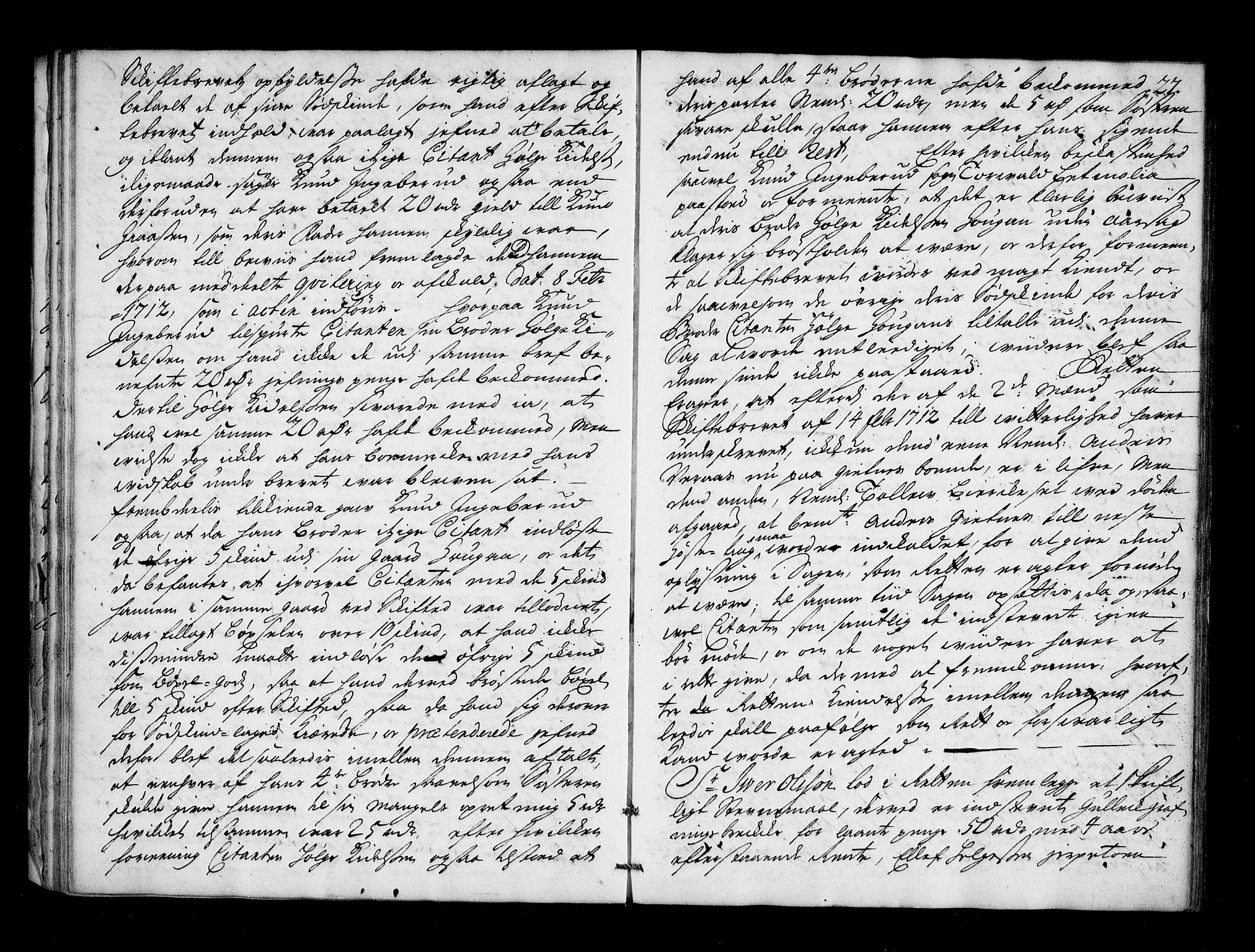 Numedal og Sandsvær sorenskriveri, AV/SAKO-A-128/F/Fa/Faa/L0052: Tingbok, 1722, p. 26b-27a