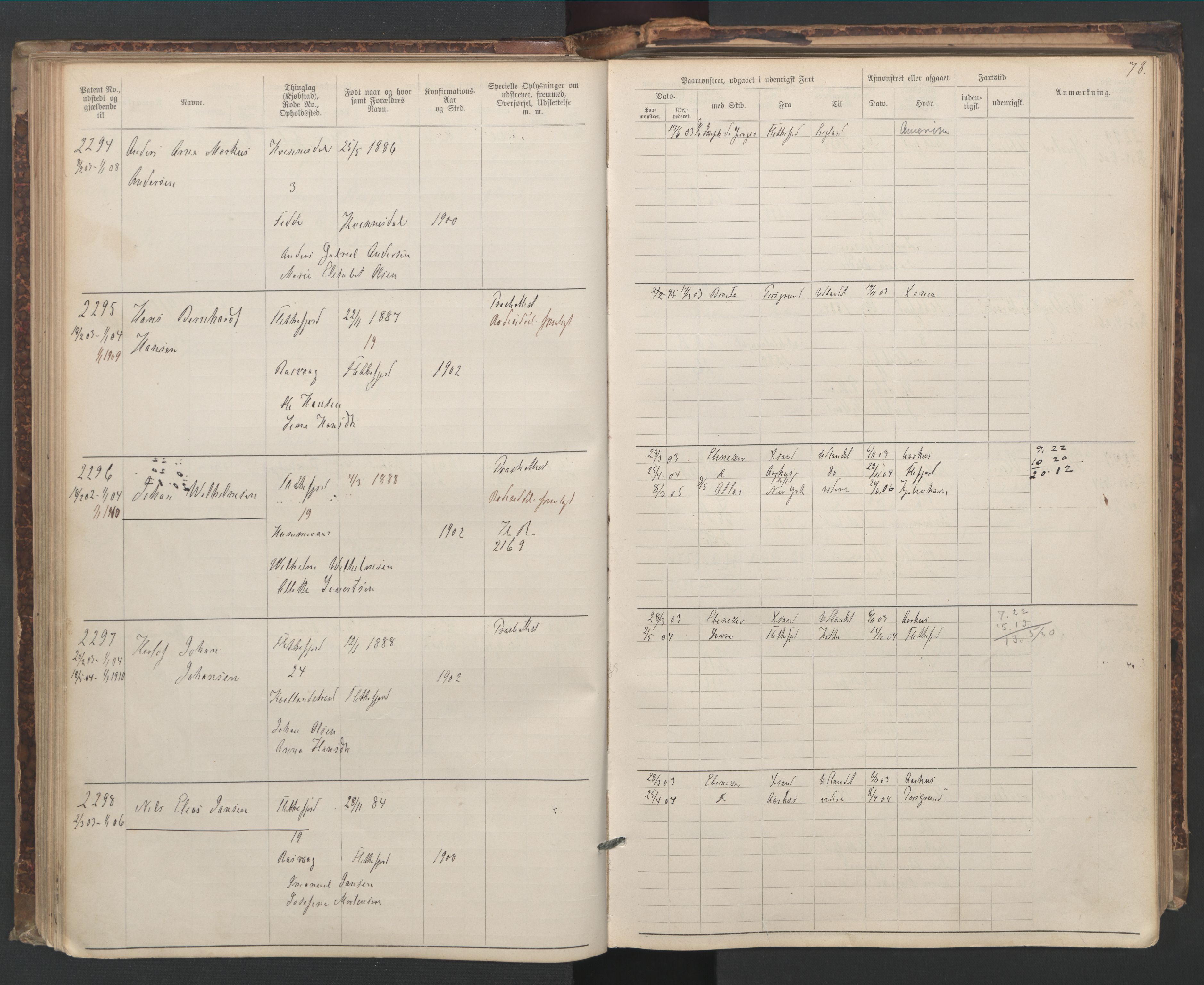 Flekkefjord mønstringskrets, SAK/2031-0018/F/Fa/L0006: Annotasjonsrulle nr 1916-2964 med register, Æ-3, 1891-1948, p. 108