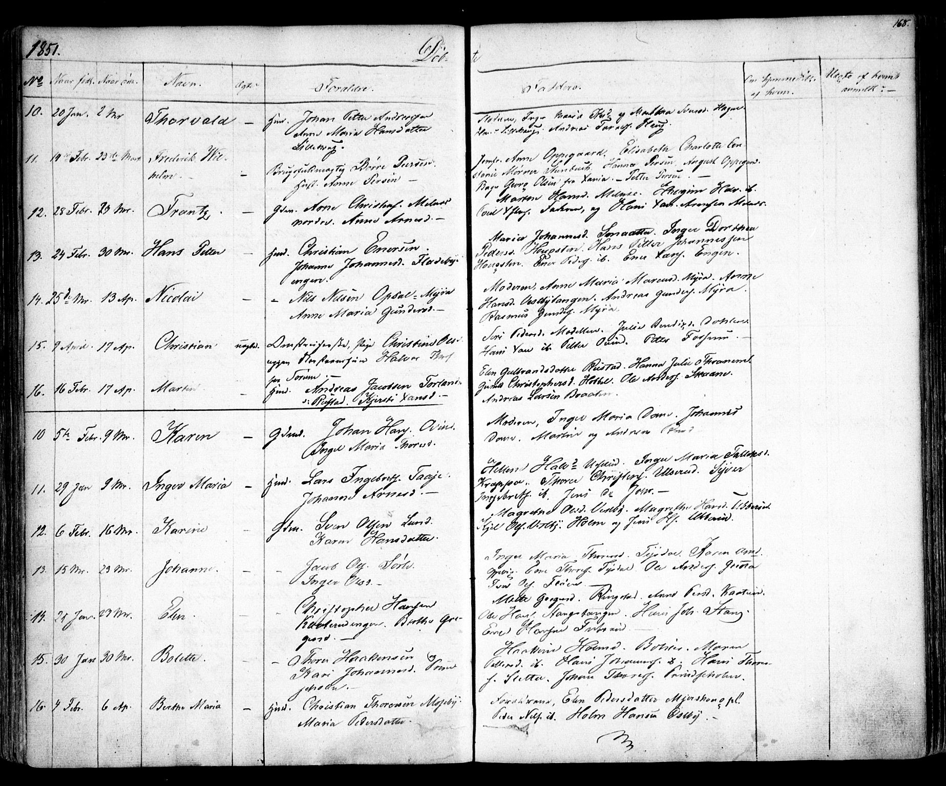 Enebakk prestekontor Kirkebøker, AV/SAO-A-10171c/F/Fa/L0009: Parish register (official) no. I 9, 1832-1861, p. 168