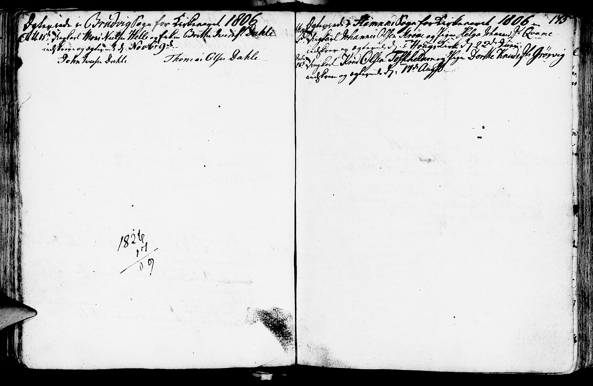 Haus sokneprestembete, SAB/A-75601/H/Haa: Parish register (official) no. A 11, 1796-1816, p. 175