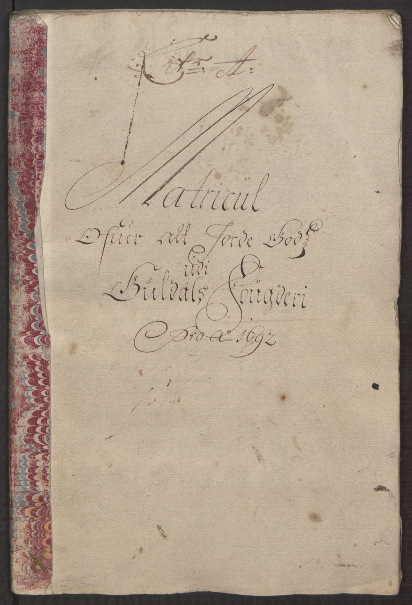 Rentekammeret inntil 1814, Reviderte regnskaper, Fogderegnskap, RA/EA-4092/R59/L3942: Fogderegnskap Gauldal, 1692, p. 33