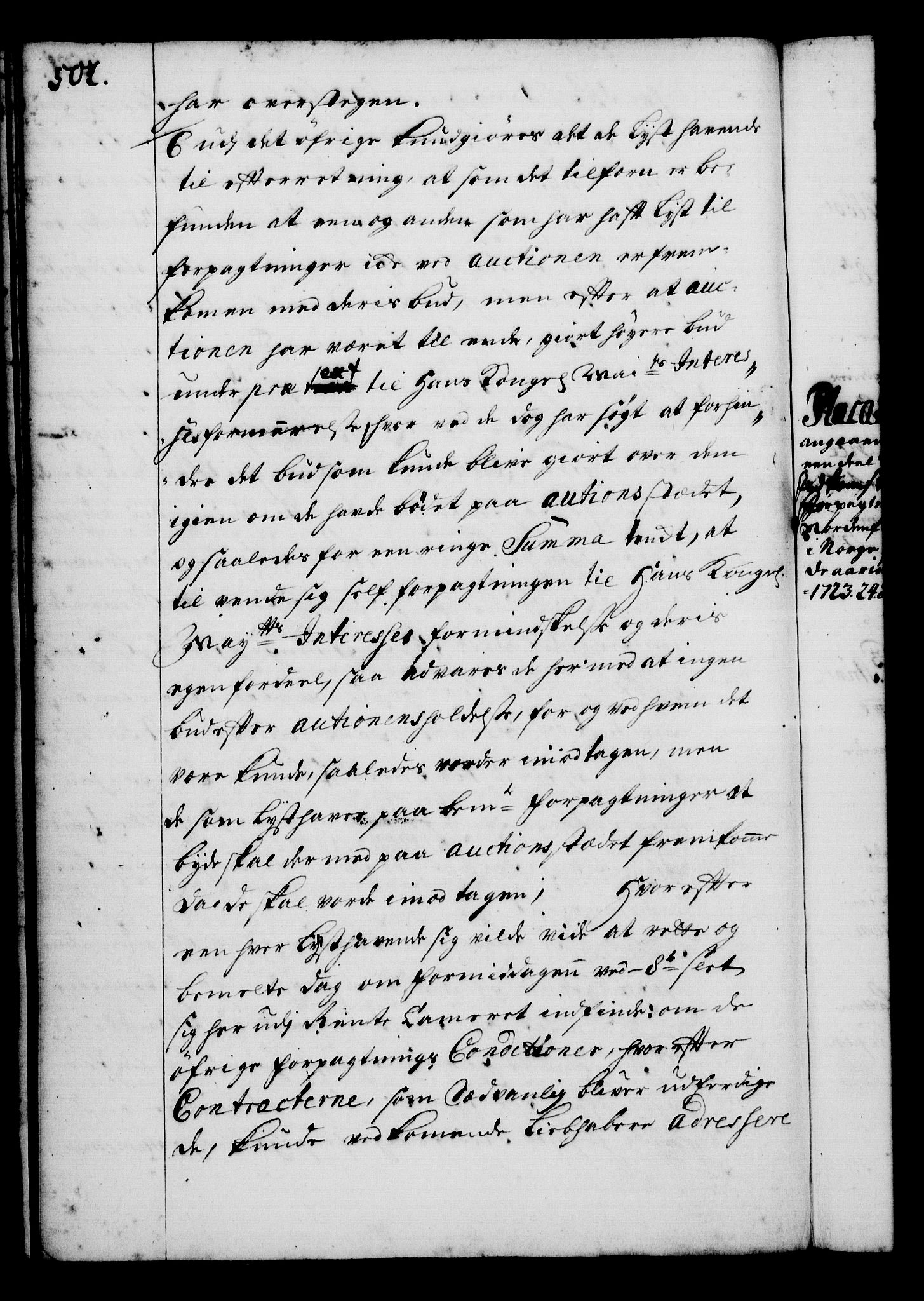 Rentekammeret, Kammerkanselliet, RA/EA-3111/G/Gg/Gga/L0001: Norsk ekspedisjonsprotokoll med register (merket RK 53.1), 1720-1723, p. 502