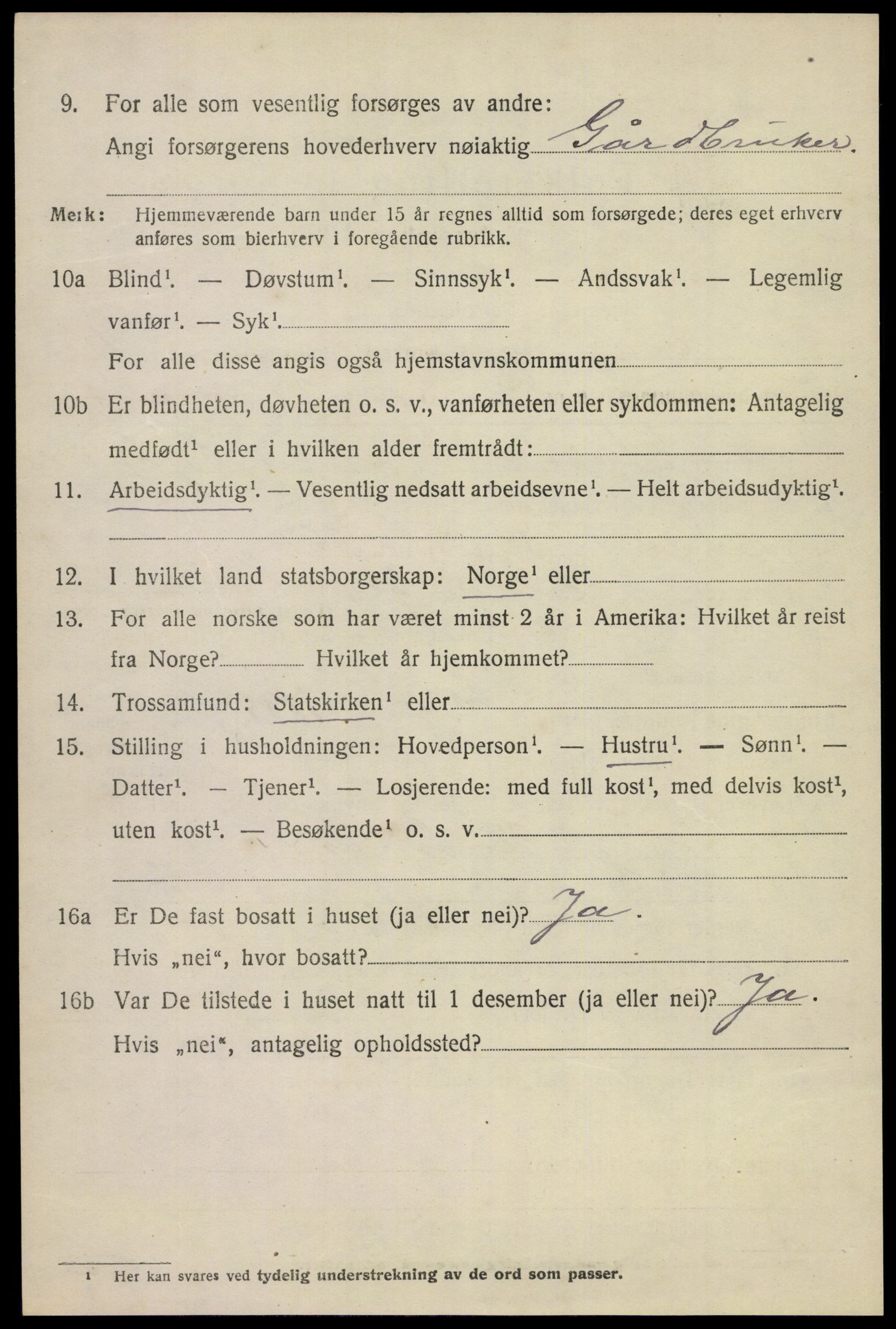 SAKO, 1920 census for Eidanger, 1920, p. 5115