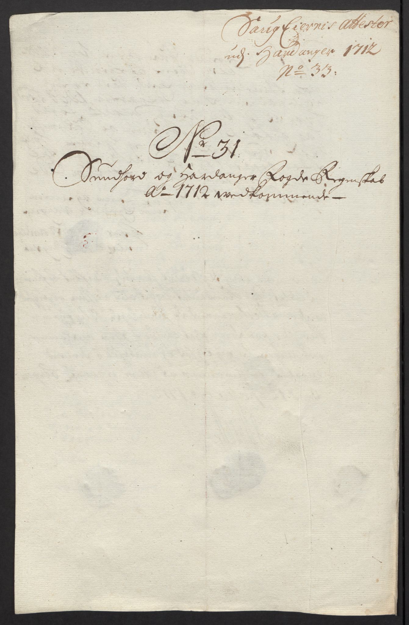 Rentekammeret inntil 1814, Reviderte regnskaper, Fogderegnskap, RA/EA-4092/R48/L2988: Fogderegnskap Sunnhordland og Hardanger, 1712, p. 300