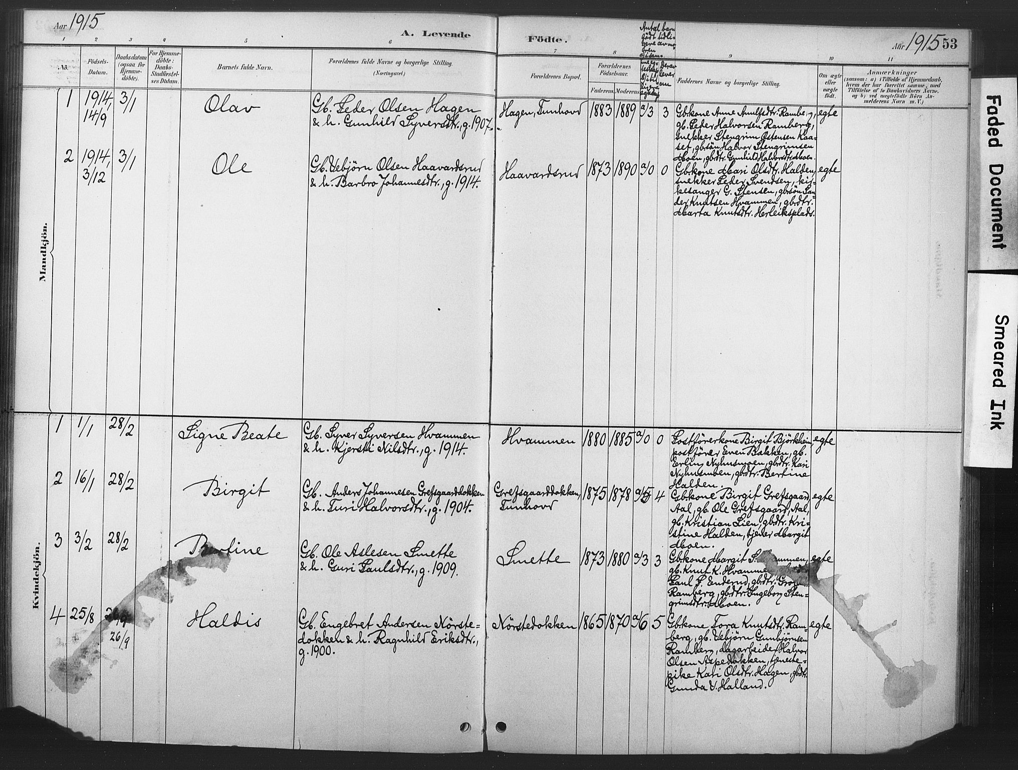 Nore kirkebøker, AV/SAKO-A-238/F/Fd/L0001: Parish register (official) no. IV 1, 1878-1918, p. 53