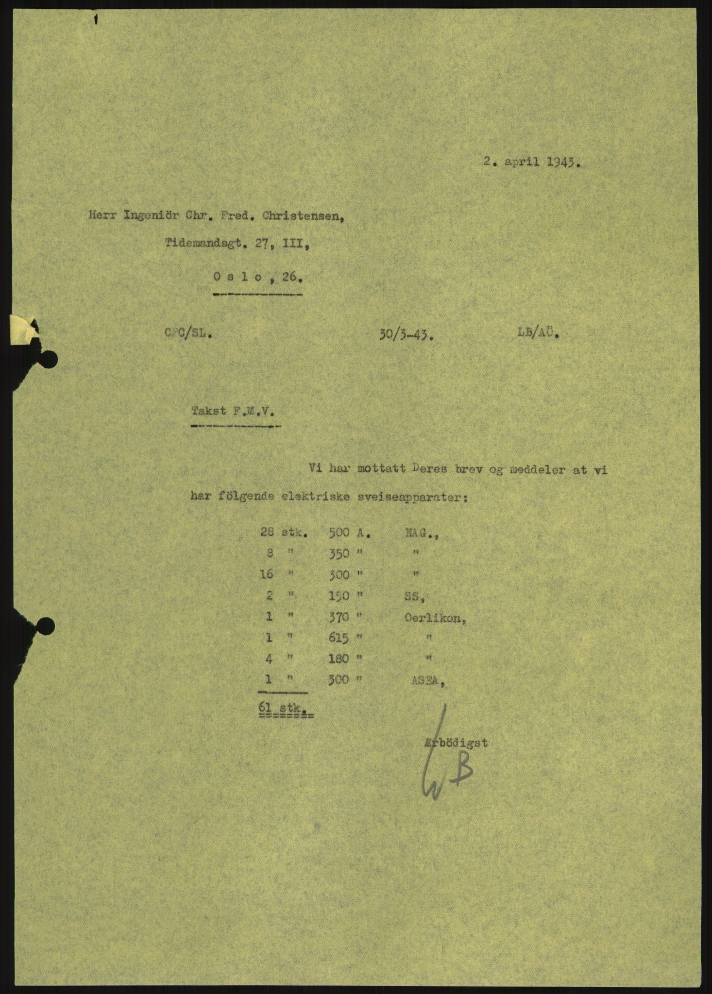 Fredrikstad mekaniske verksted, AV/RA-PA-1807/Q/L0001: Bygninger, Finansiering, Takst, Nyanlegg, 1935-1954, p. 87