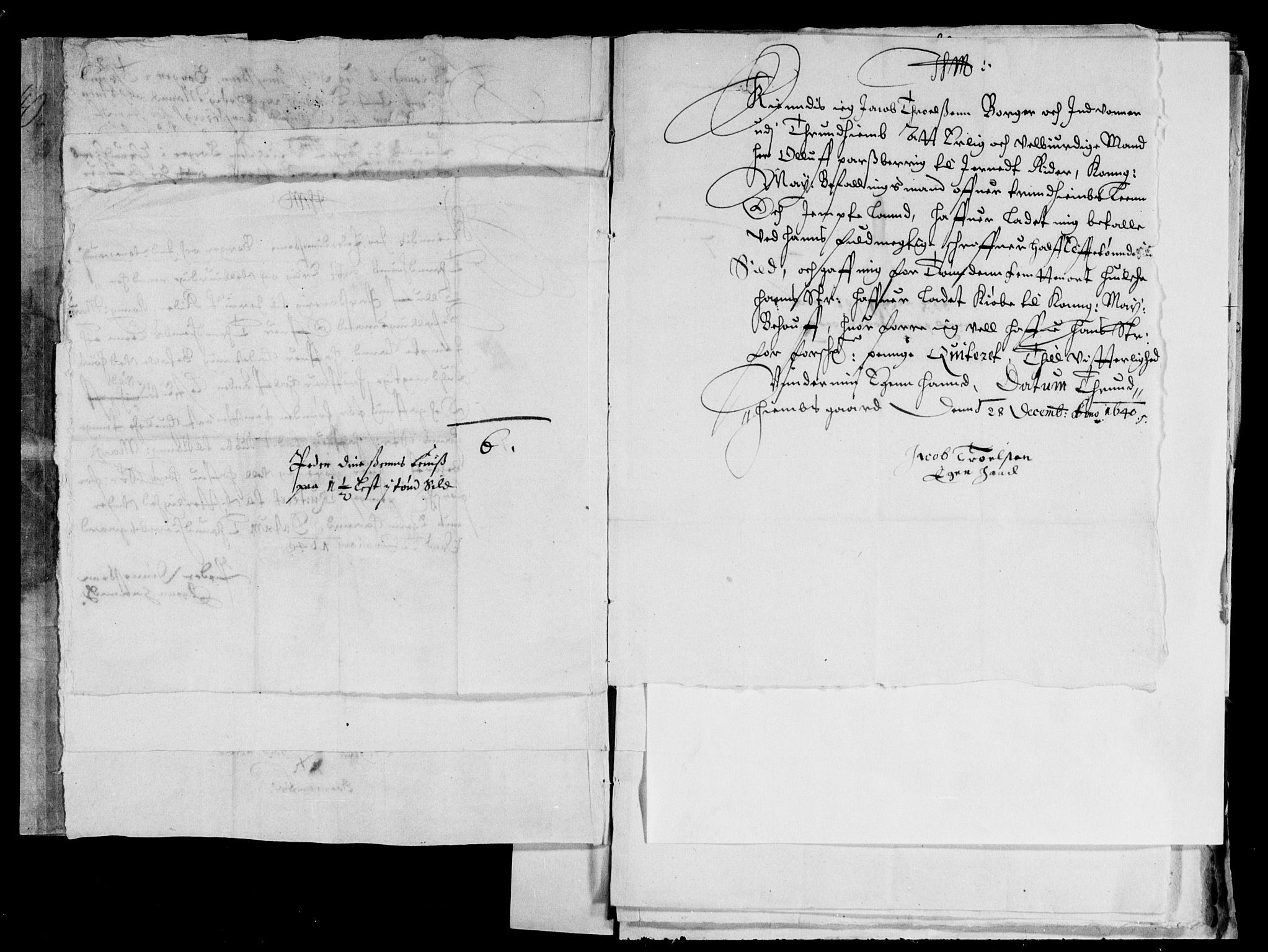 Rentekammeret inntil 1814, Reviderte regnskaper, Lensregnskaper, AV/RA-EA-5023/R/Rb/Rbw/L0065: Trondheim len, 1638-1640