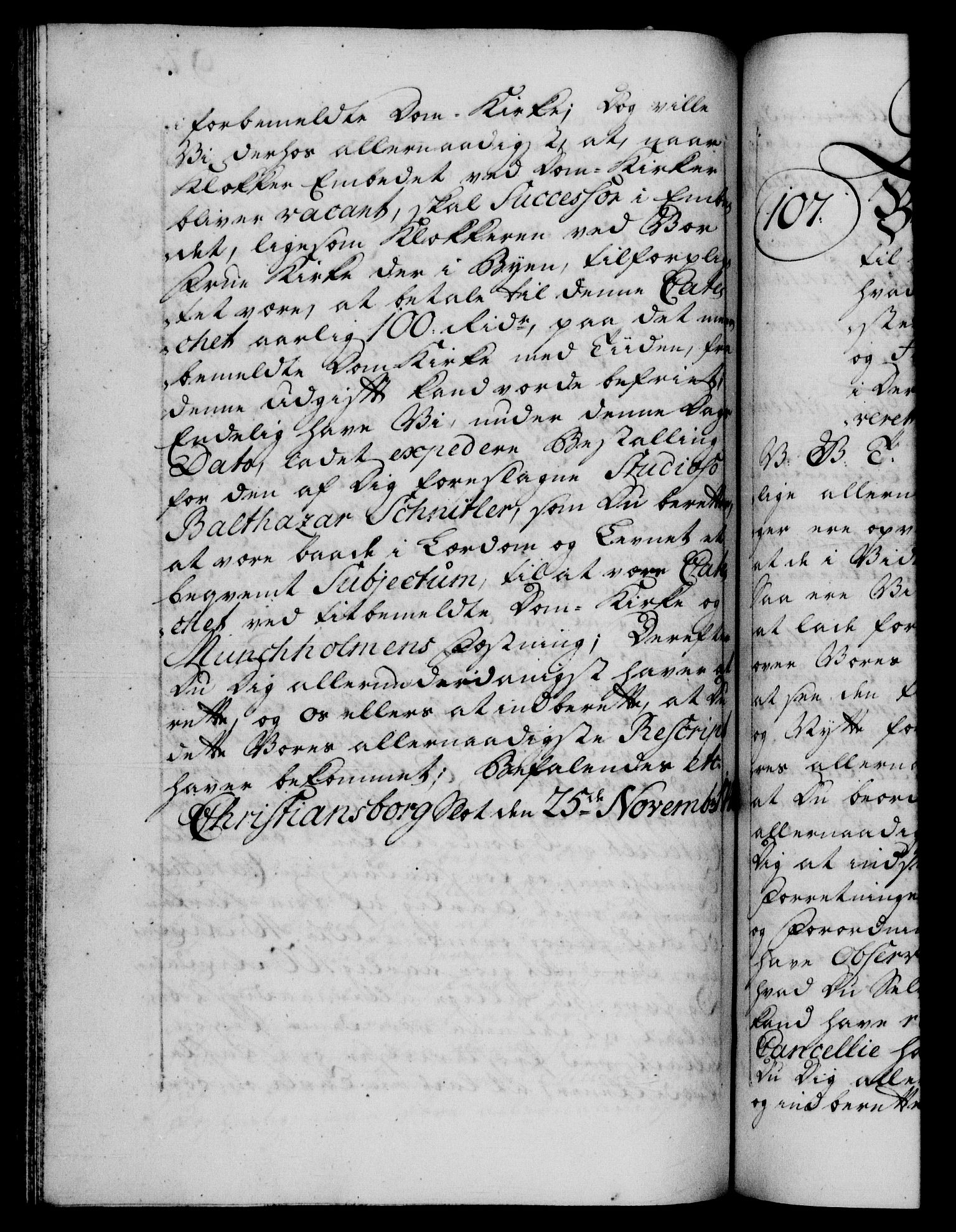 Danske Kanselli 1572-1799, AV/RA-EA-3023/F/Fc/Fca/Fcab/L0031: Norske tegnelser, 1746-1748, p. 97b