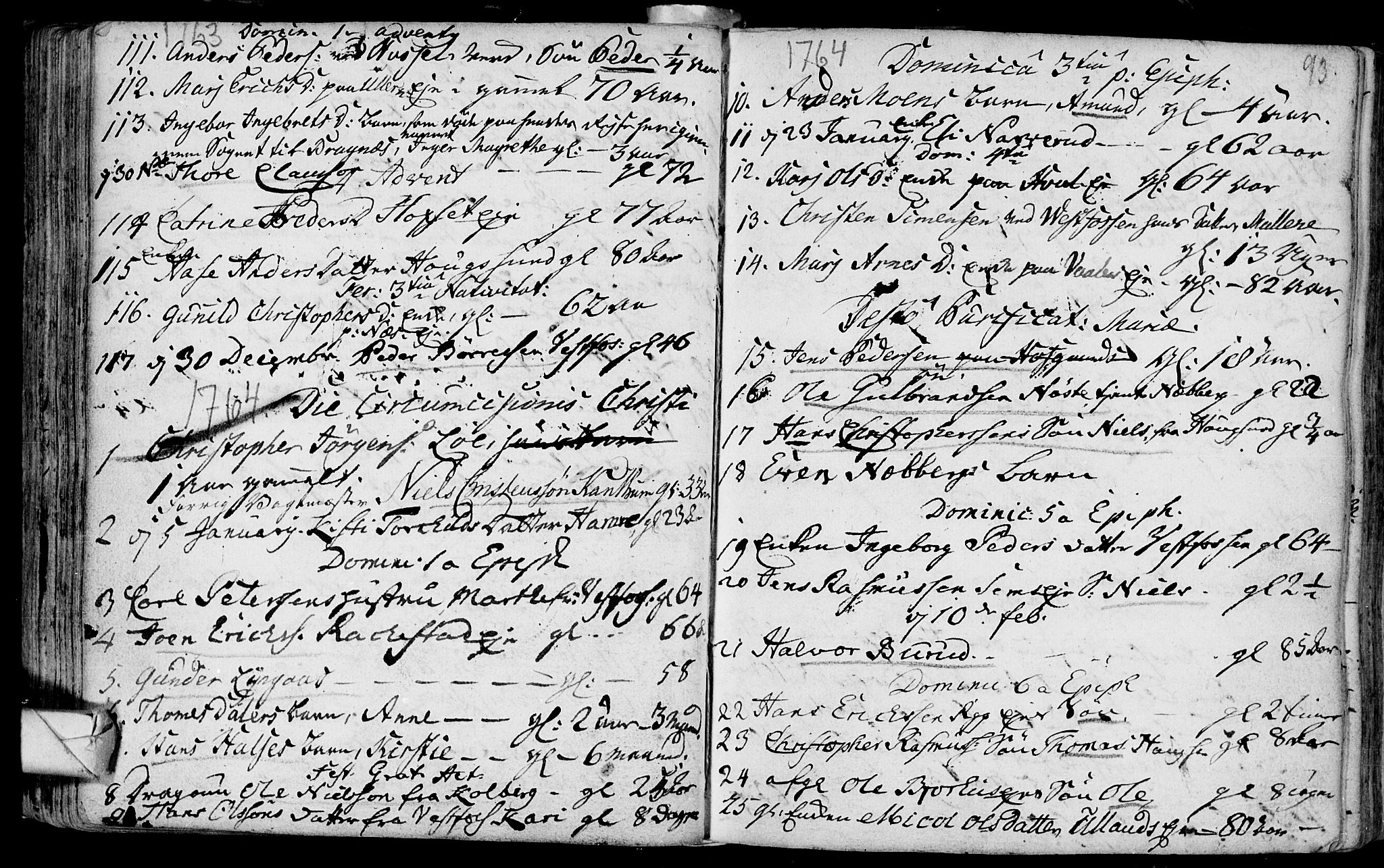 Eiker kirkebøker, AV/SAKO-A-4/F/Fa/L0007: Parish register (official) no. I 7 /1, 1733-1808, p. 93