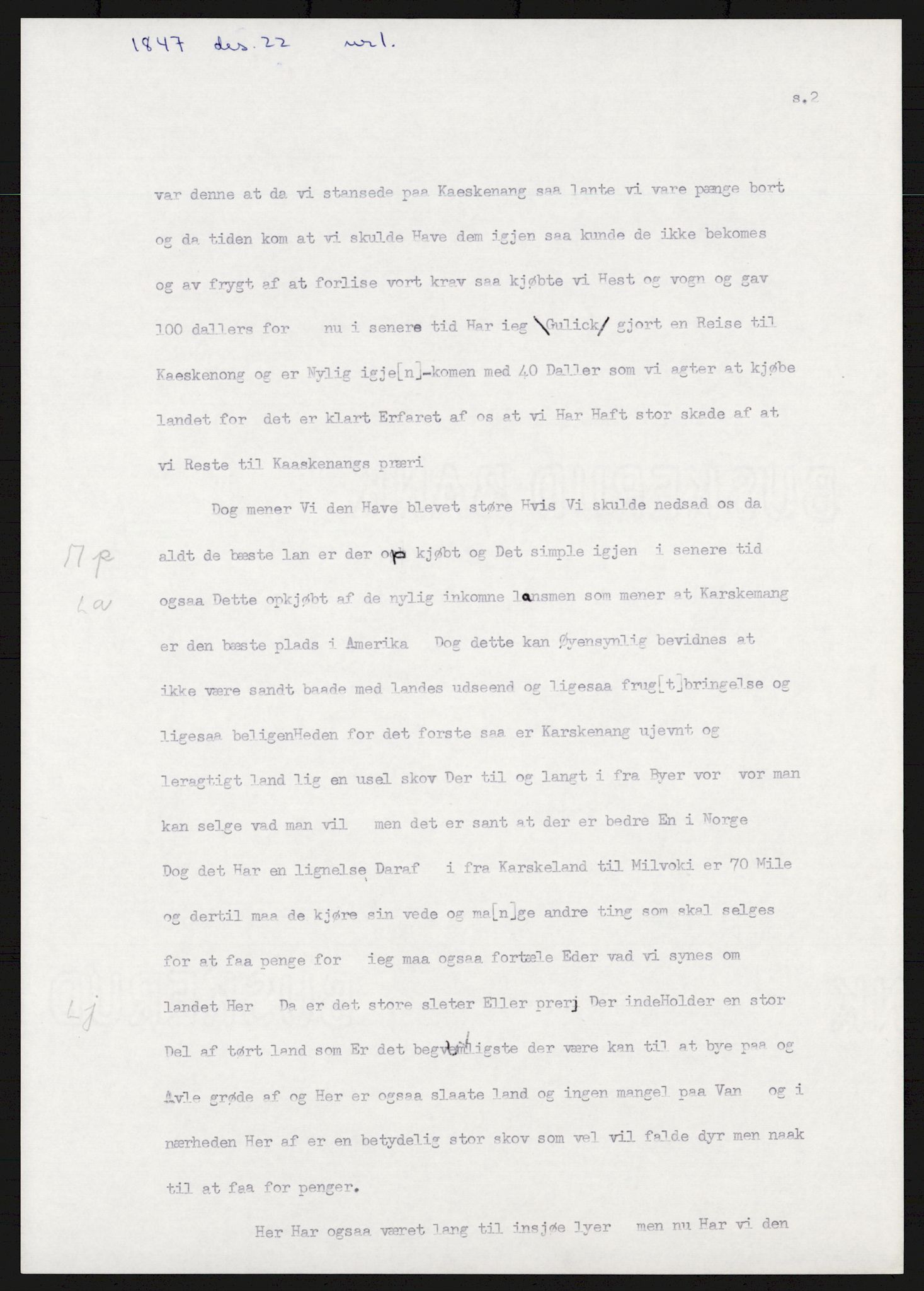 Samlinger til kildeutgivelse, Amerikabrevene, RA/EA-4057/F/L0016: Innlån fra Buskerud: Andersen - Bratås, 1838-1914, p. 432