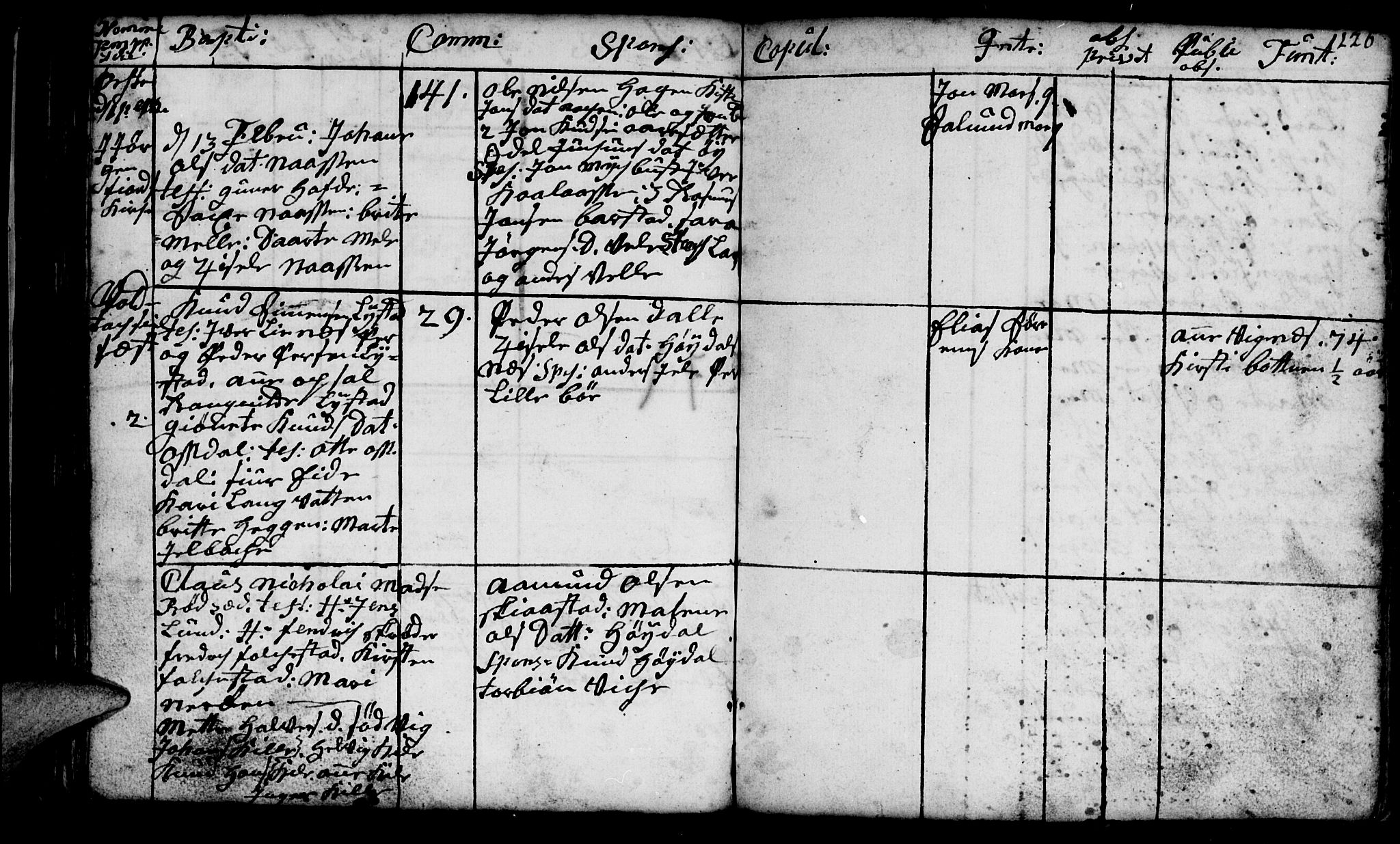 Ministerialprotokoller, klokkerbøker og fødselsregistre - Møre og Romsdal, AV/SAT-A-1454/511/L0135: Parish register (official) no. 511A02, 1741-1760, p. 126