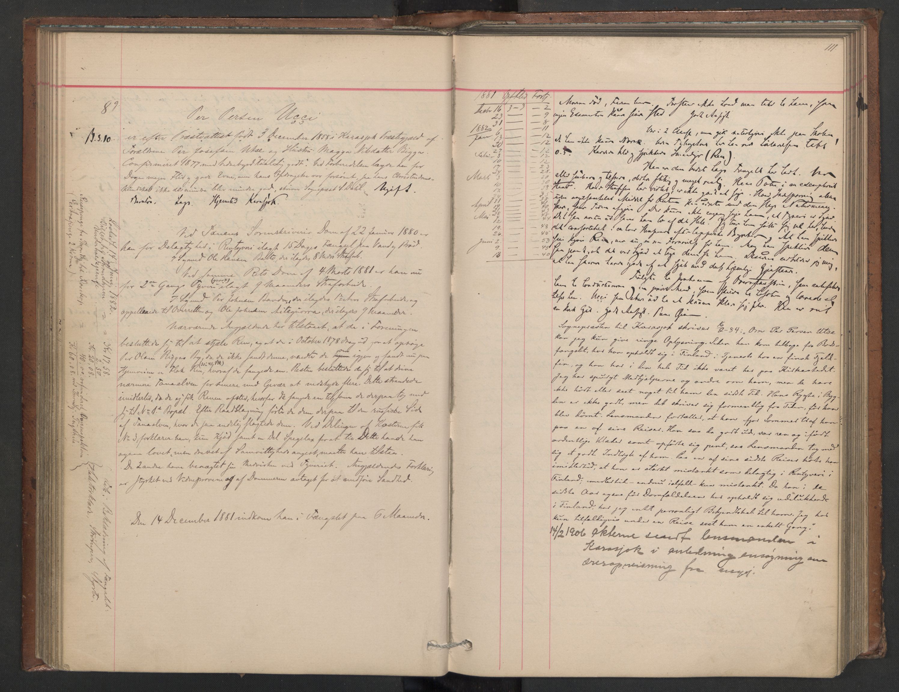Botsfengslet, AV/RA-S-1539/D/Db/Dbb/L0020: 898f - 195g, 1881-1882, p. 111