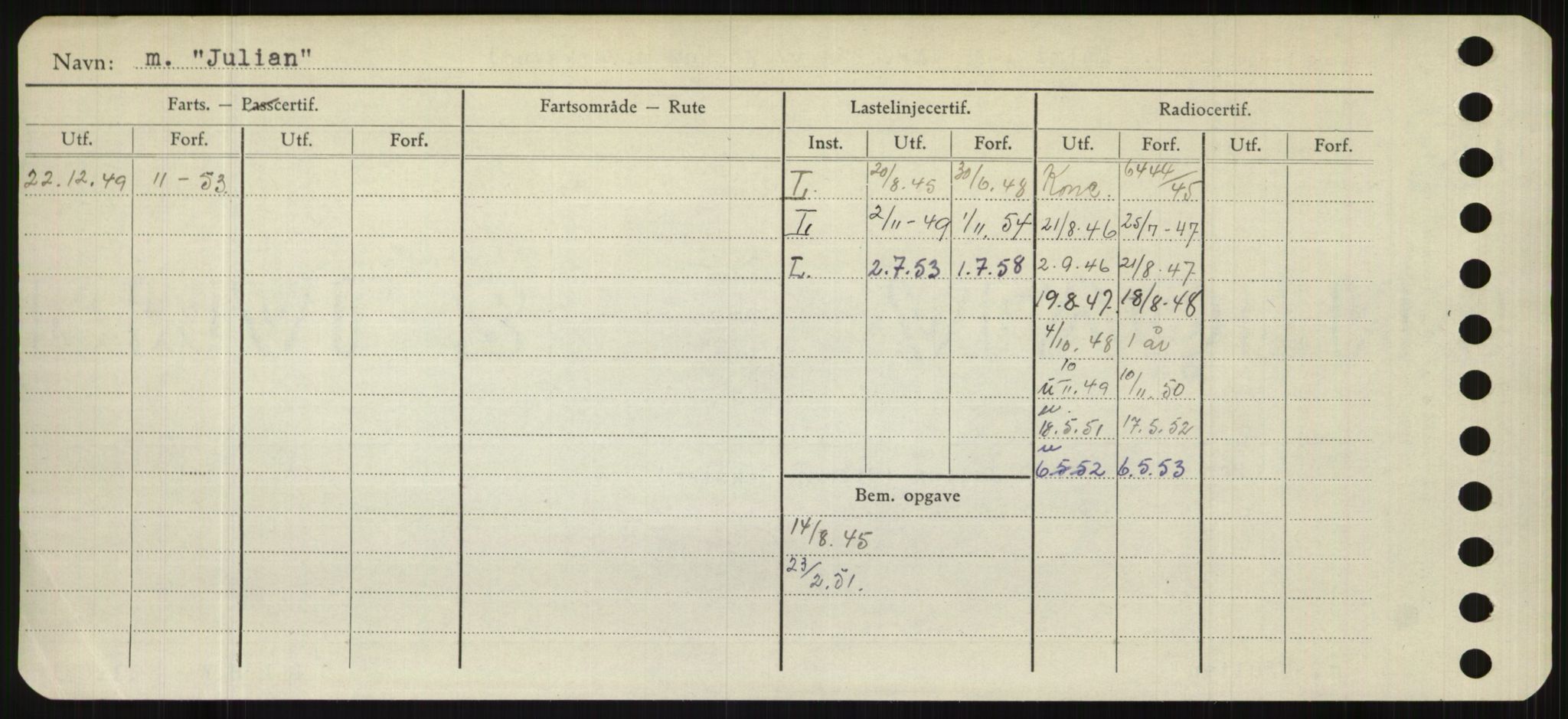 Sjøfartsdirektoratet med forløpere, Skipsmålingen, AV/RA-S-1627/H/Hb/L0003: Fartøy, I-N, p. 66