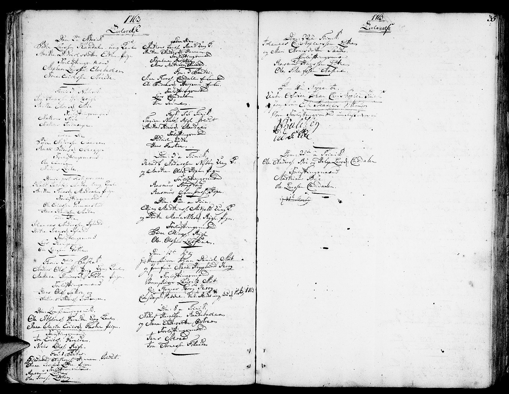 Gloppen sokneprestembete, AV/SAB-A-80101/H/Haa/Haaa/L0004: Parish register (official) no. A 4, 1758-1784, p. 35