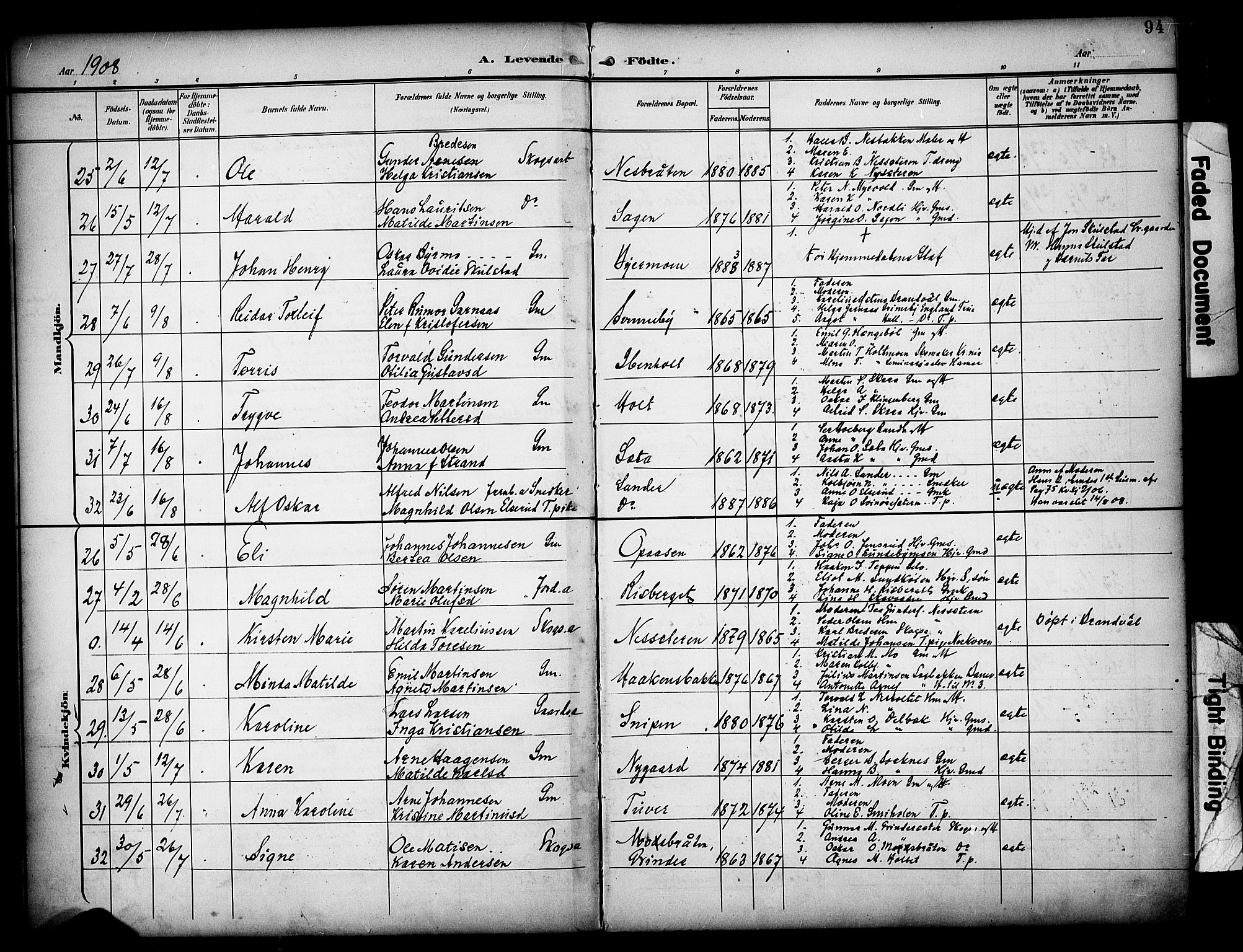 Grue prestekontor, AV/SAH-PREST-036/H/Ha/Haa/L0013: Parish register (official) no. 13, 1898-1910, p. 94