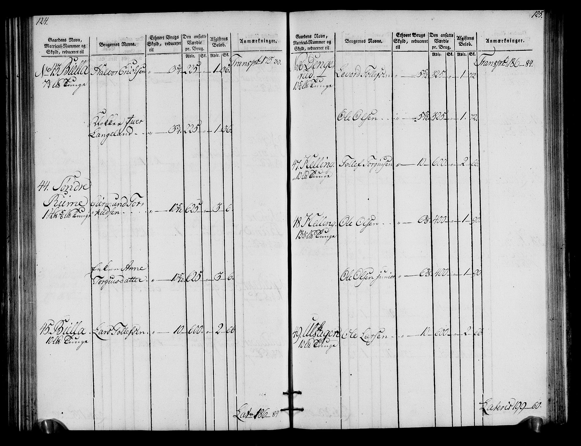 Rentekammeret inntil 1814, Realistisk ordnet avdeling, AV/RA-EA-4070/N/Ne/Nea/L0050: Ringerike og Hallingdal fogderi. Oppebørselsregister for Hallingdal, 1803-1804, p. 66