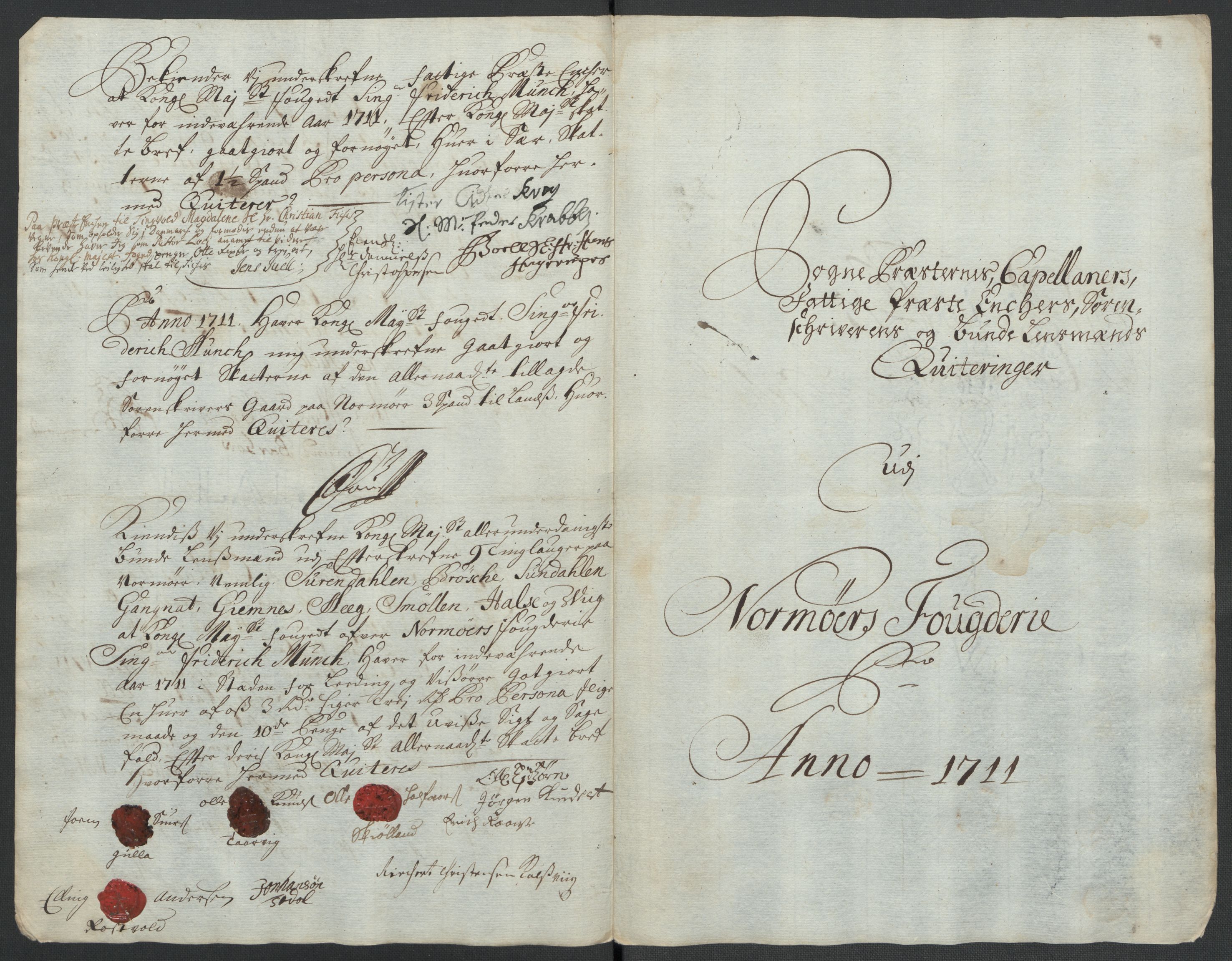 Rentekammeret inntil 1814, Reviderte regnskaper, Fogderegnskap, AV/RA-EA-4092/R56/L3745: Fogderegnskap Nordmøre, 1711, p. 357