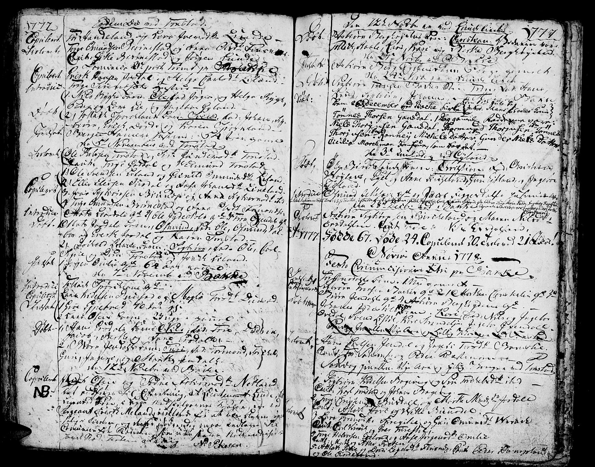 Bakke sokneprestkontor, AV/SAK-1111-0002/F/Fa/Faa/L0001: Parish register (official) no. A 1, 1741-1780, p. 218