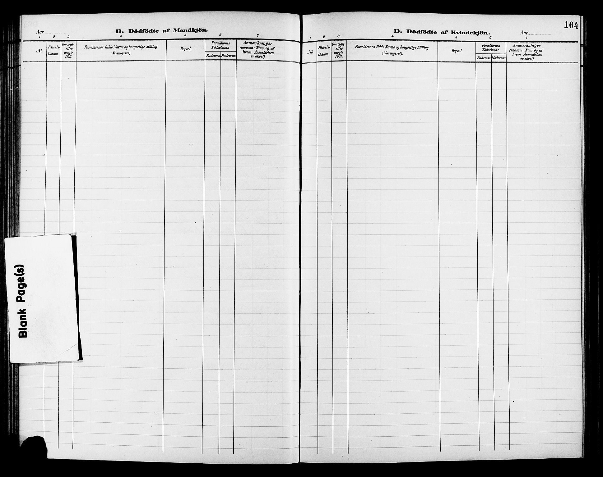 Lillehammer prestekontor, AV/SAH-PREST-088/H/Ha/Hab/L0001: Parish register (copy) no. 1, 1901-1913, p. 164