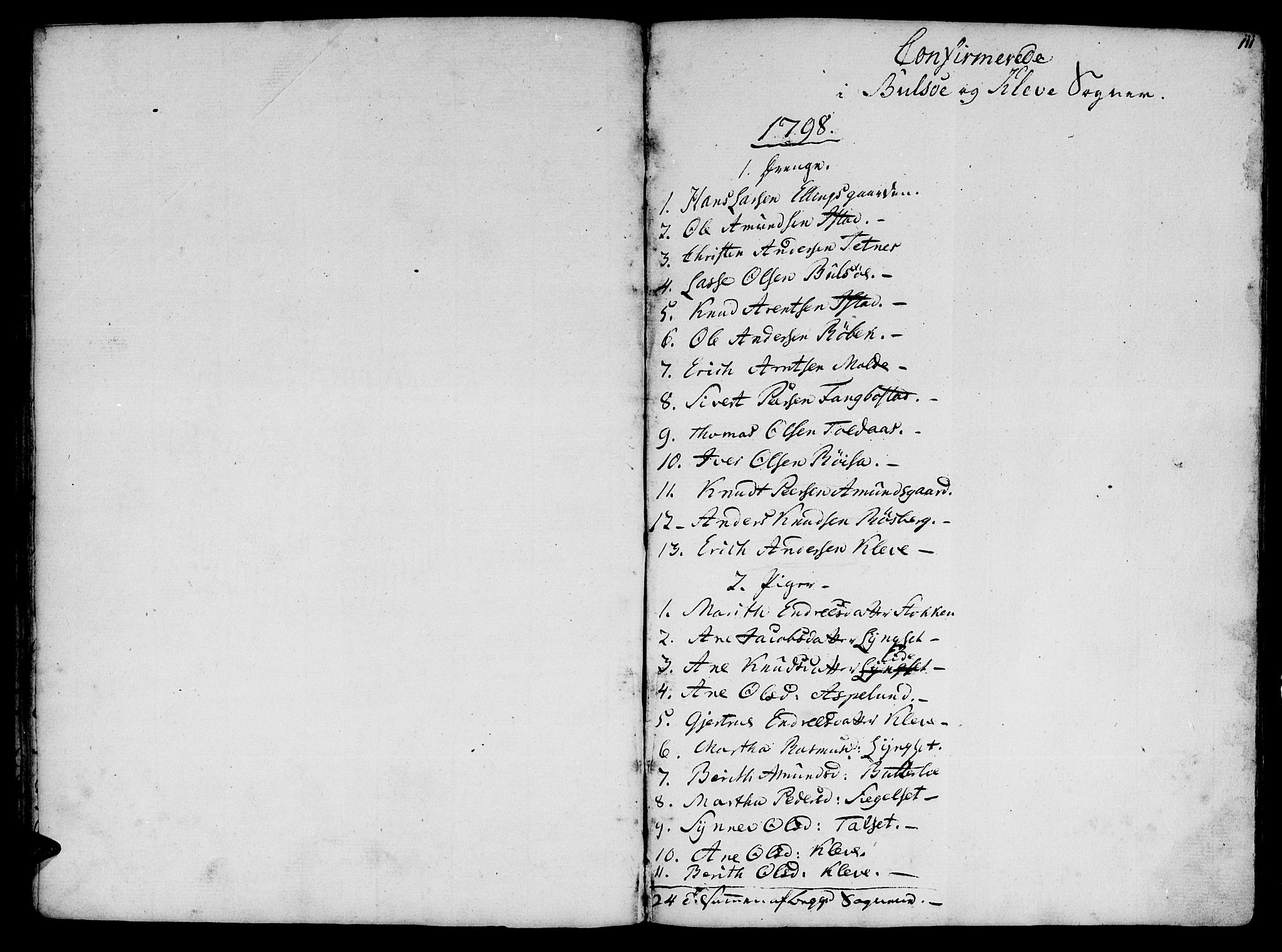 Ministerialprotokoller, klokkerbøker og fødselsregistre - Møre og Romsdal, SAT/A-1454/555/L0649: Parish register (official) no. 555A02 /1, 1795-1821, p. 111