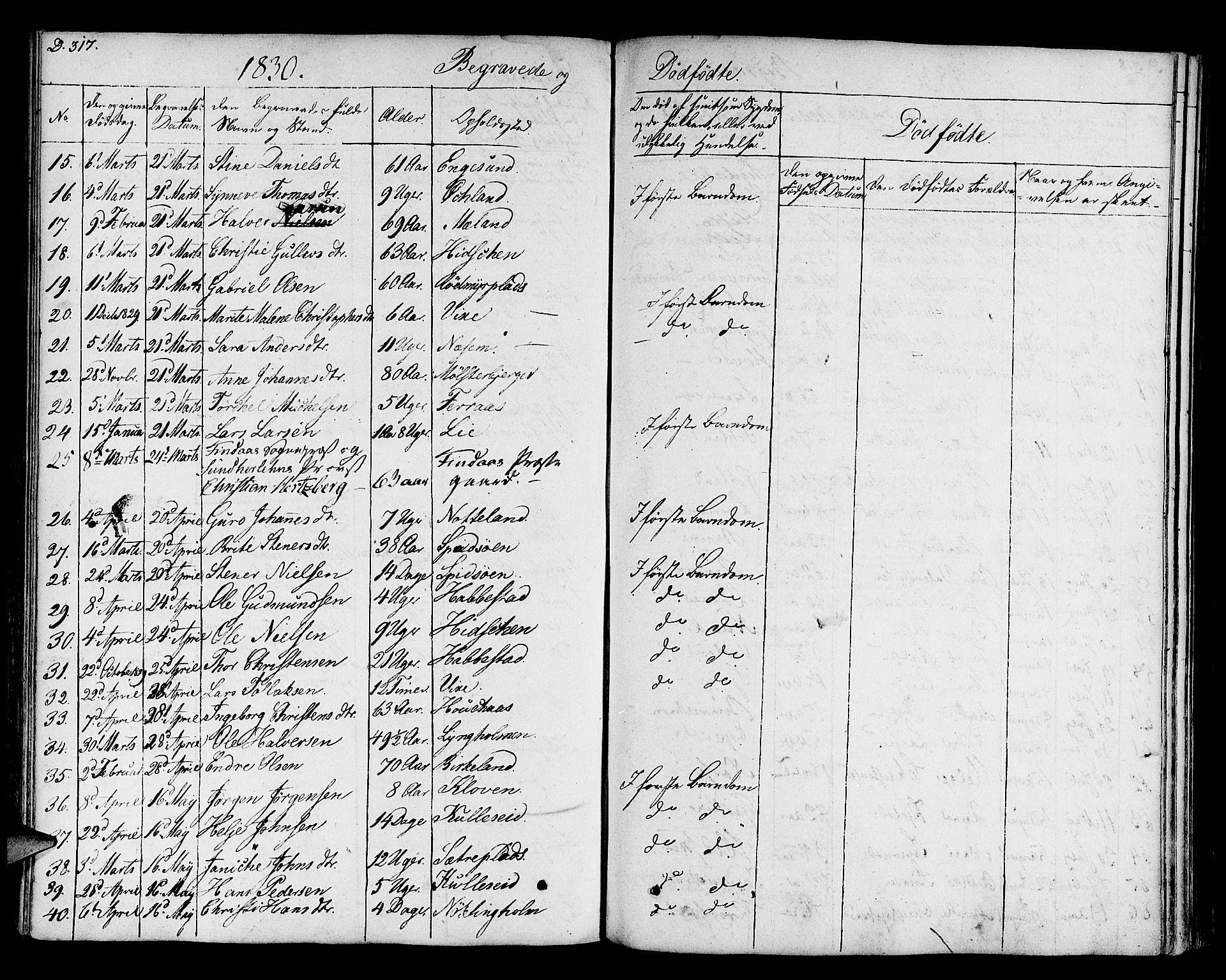 Finnås sokneprestembete, AV/SAB-A-99925/H/Ha/Haa/Haaa/L0005: Parish register (official) no. A 5, 1823-1835, p. 317