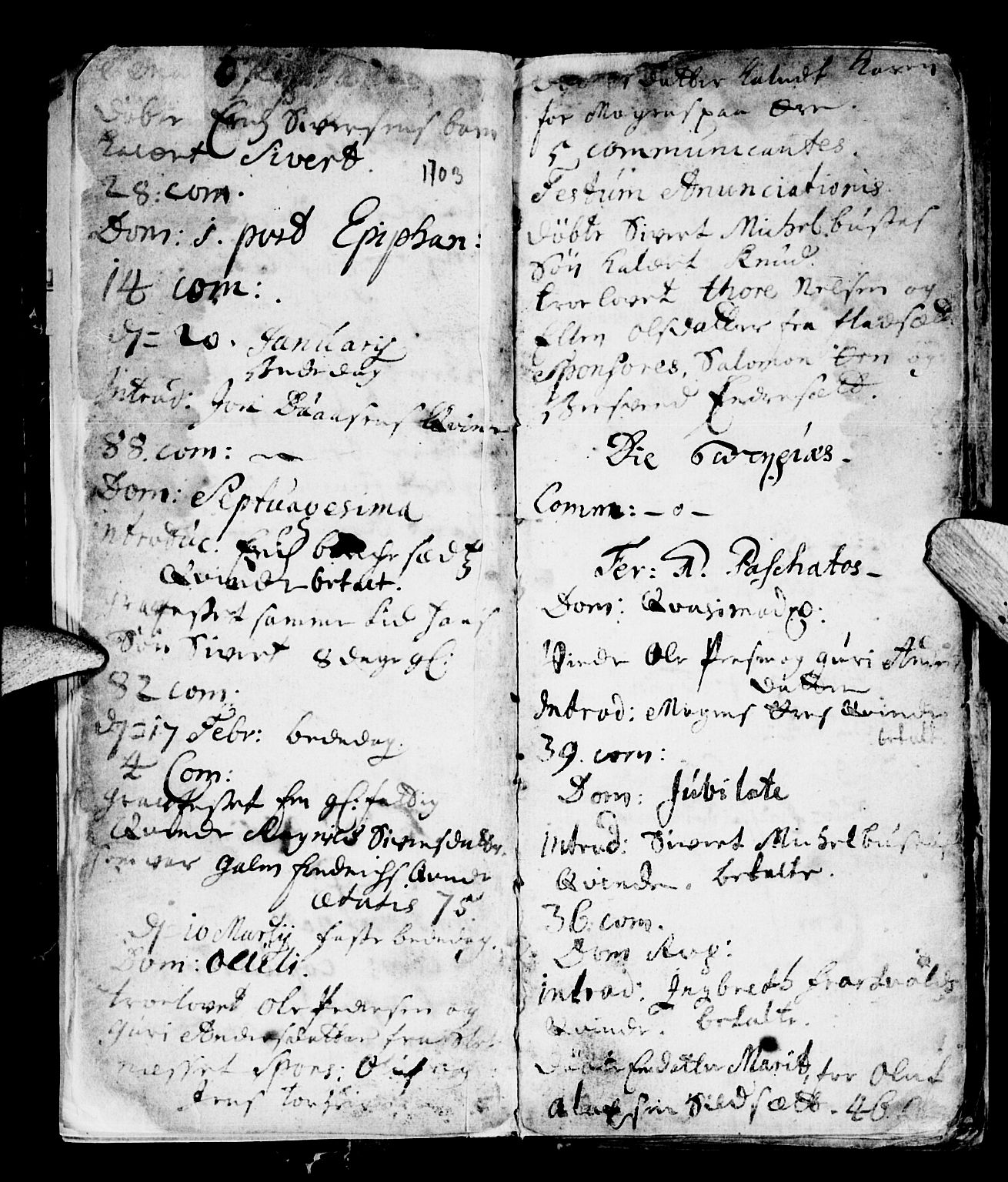 Ministerialprotokoller, klokkerbøker og fødselsregistre - Møre og Romsdal, SAT/A-1454/584/L0963: Parish register (official) no. 584A03, 1702-1725