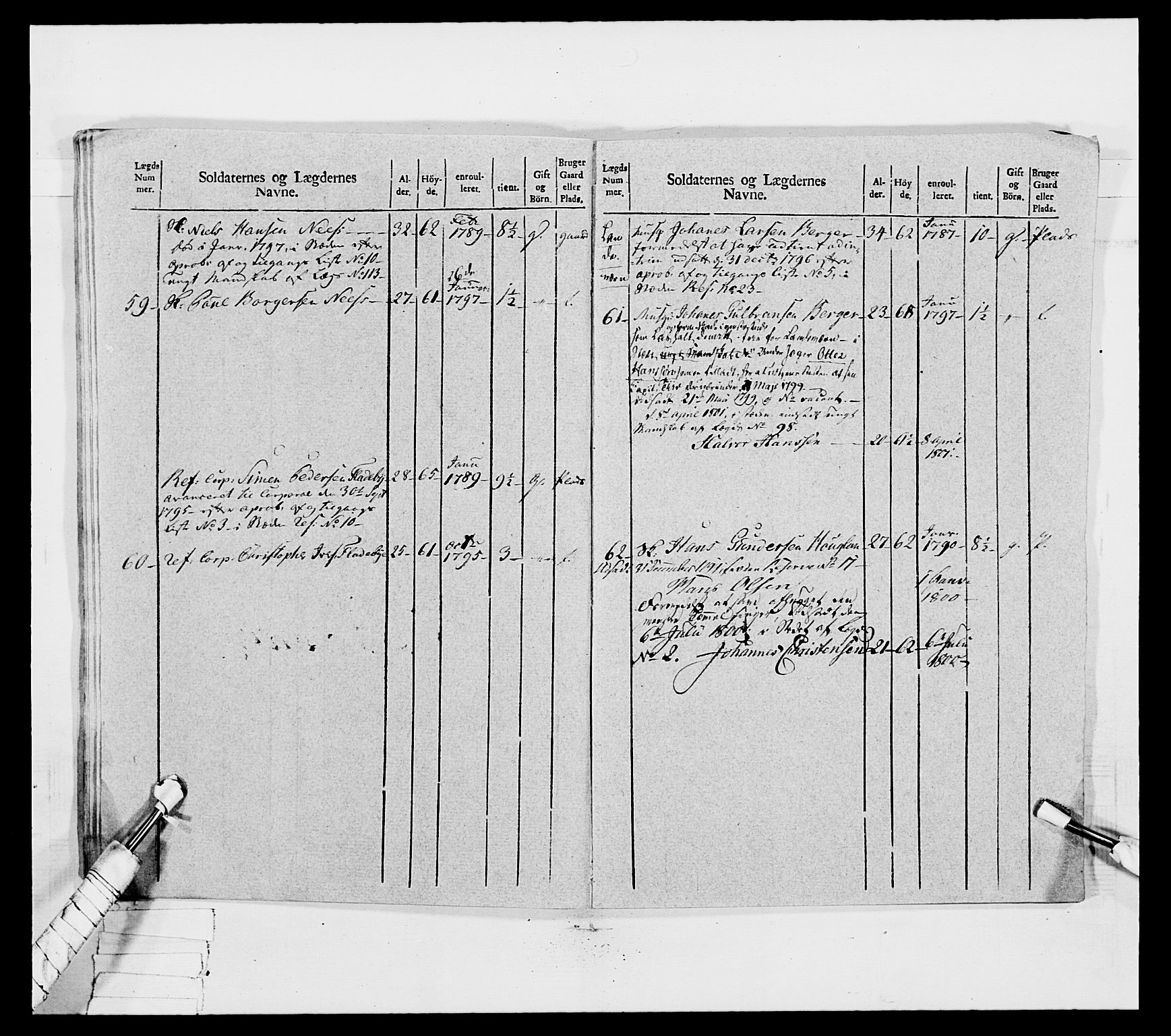 Generalitets- og kommissariatskollegiet, Det kongelige norske kommissariatskollegium, AV/RA-EA-5420/E/Eh/L0031a: Nordafjelske gevorbne infanteriregiment, 1769-1800, p. 235